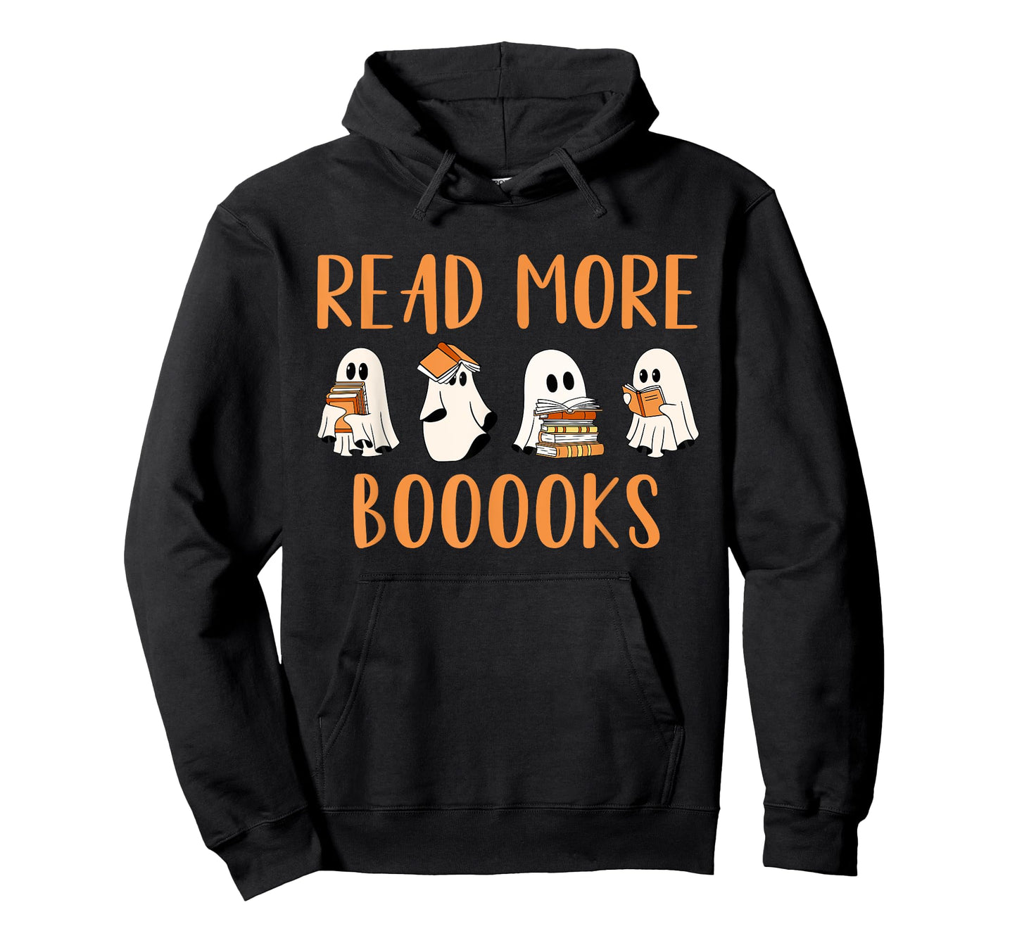 Cute Booooks Ghost Read More Books Funny Teacher Halloween T-Shirt