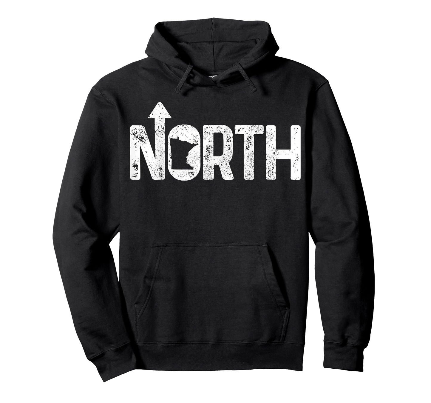 Minnesota Up North State Map Pride Gift T-Shirt
