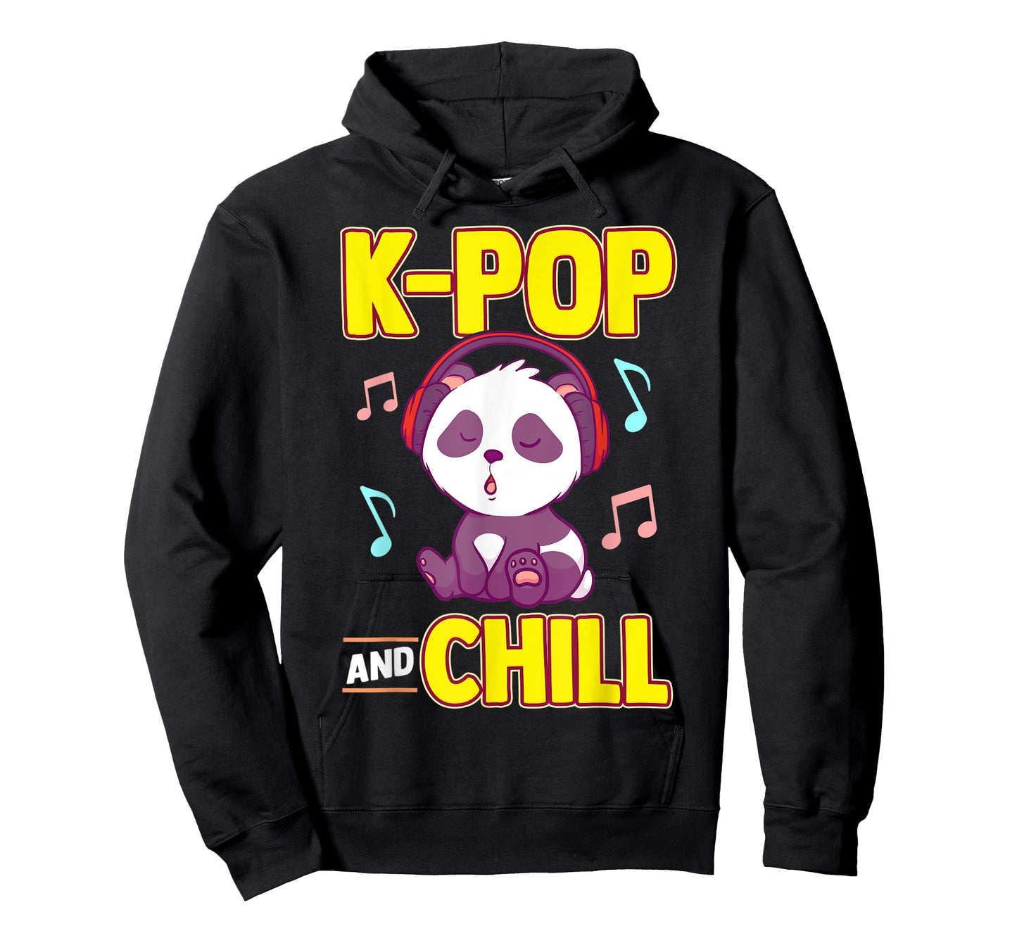 K-POP And Chill Music Lover Korean Panda Merchandise Gift T-Shirt