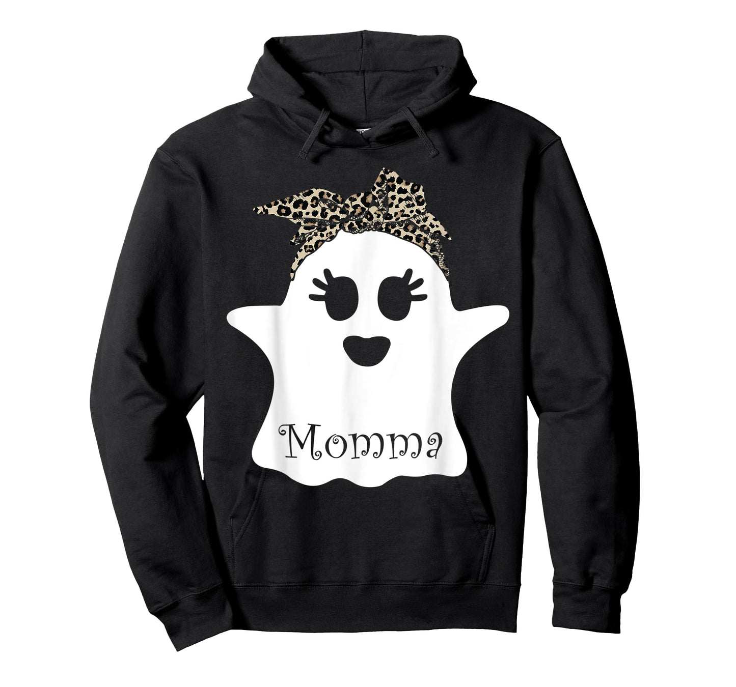 mb Spooky Momma Ghost Bandana Boo Halloween Family Matching T-Shirt