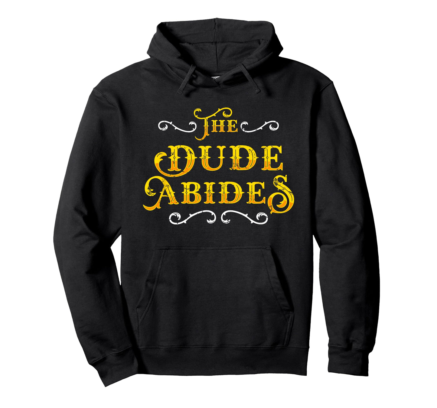 The Dude Abides Vintage Design For Film Loving Bowler T-Shirt