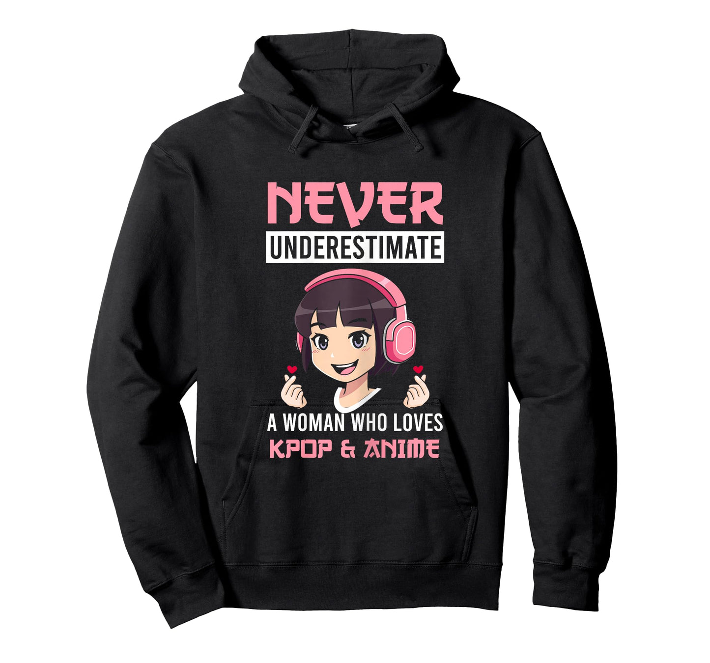 A Woman who Loves Kpop Anime Merch K-pop Merchandise Gift T-Shirt