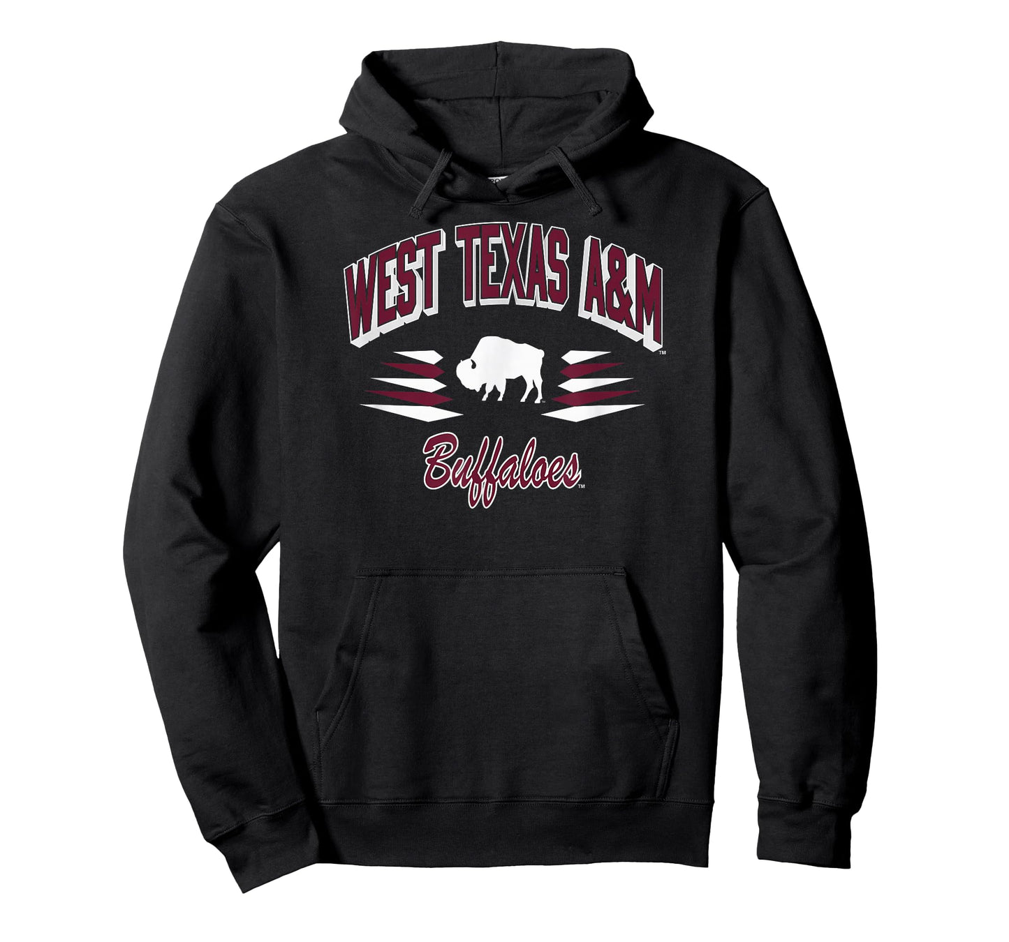 West Texas A&M Buffaloes Retro Diamond Black T-Shirt