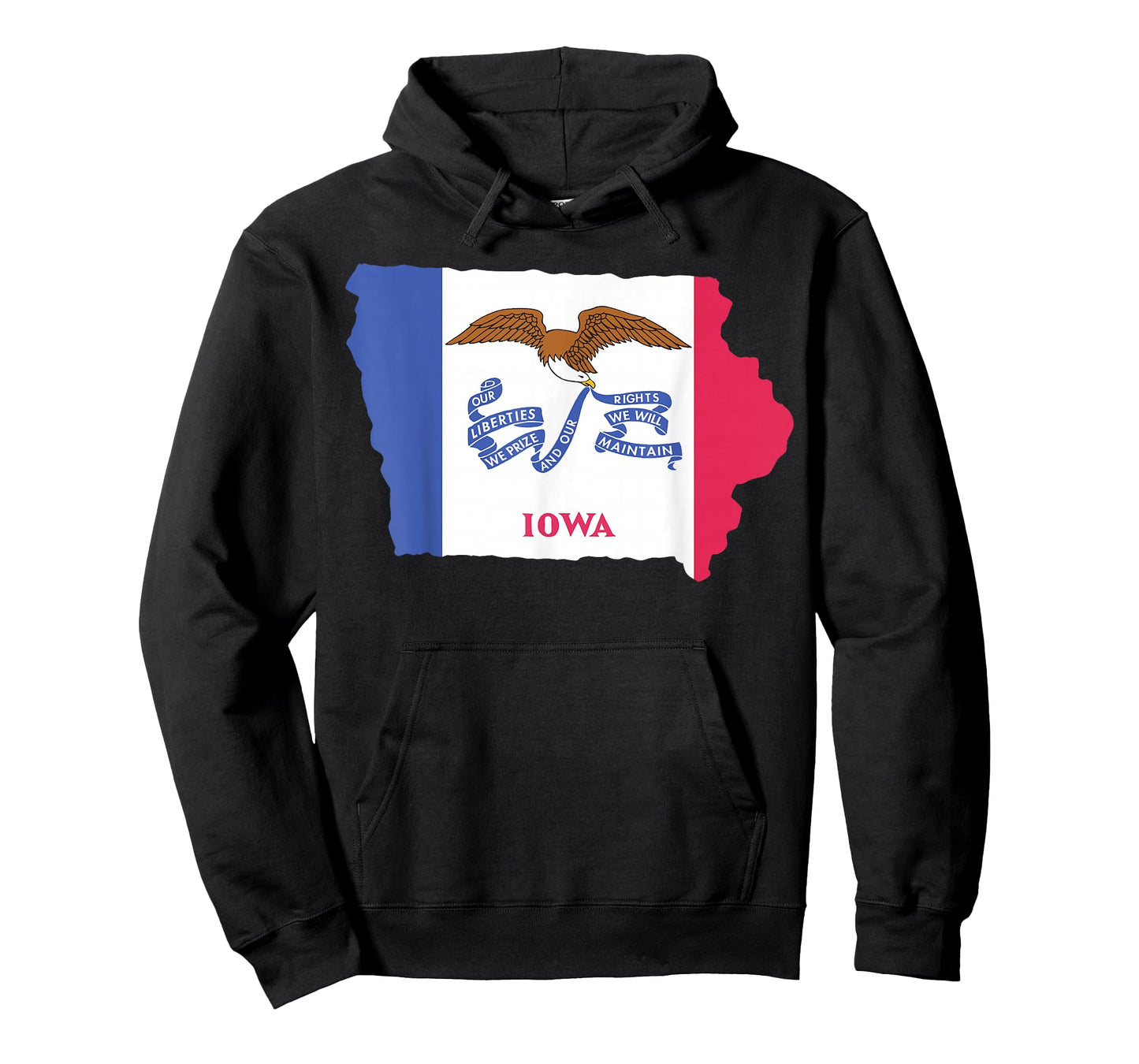 Iowa Map - State Flag Day T-shirt T-Shirt