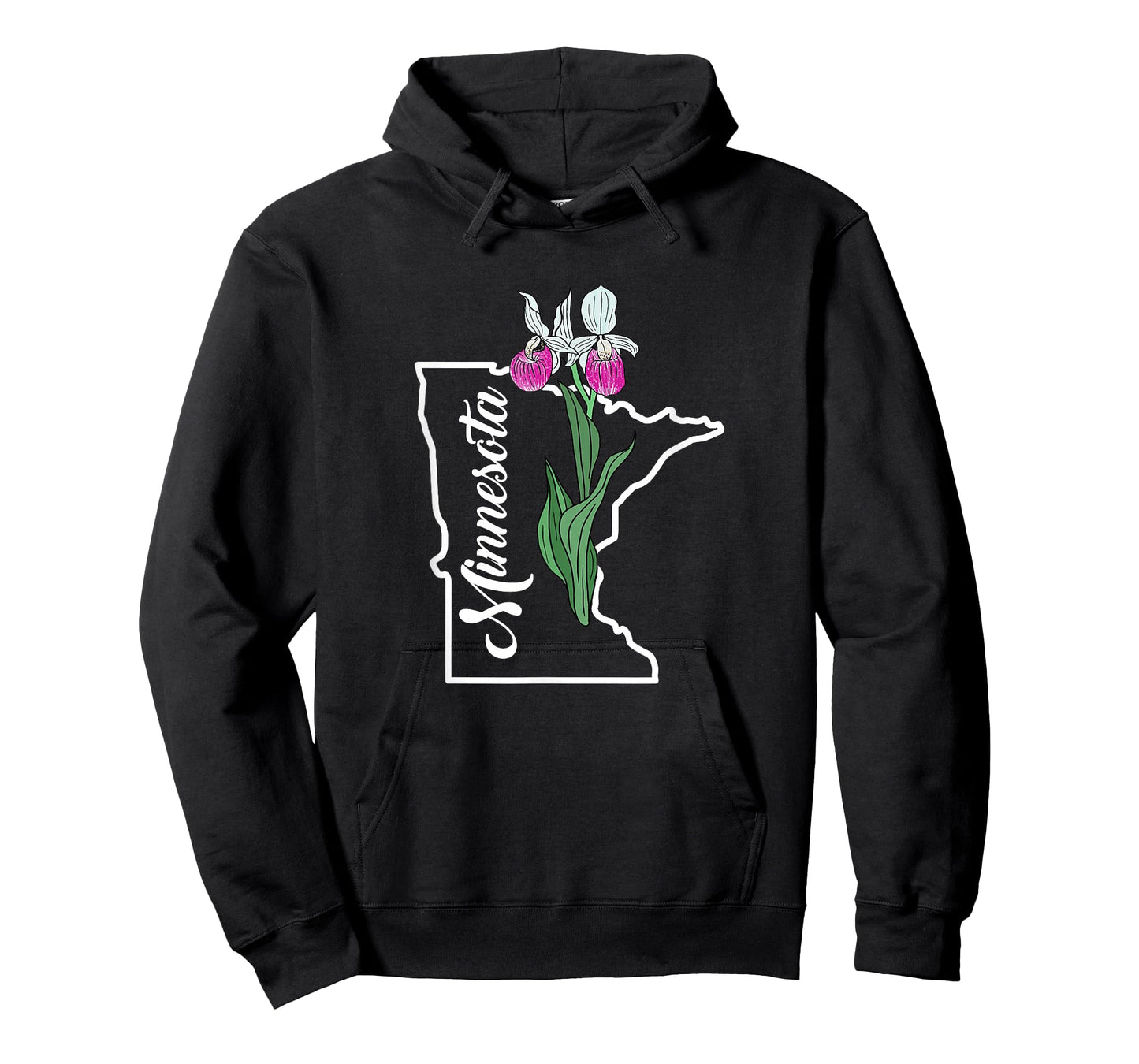 Minnesota Pink Lady's Slipper Flower T-Shirt