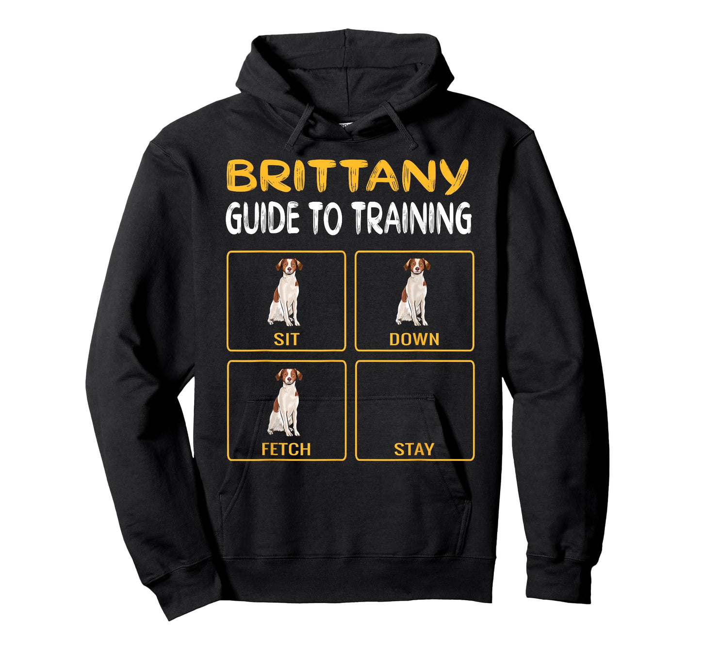 Funny Brittany Guide To Training Dog Trainer Obedience T-Shirt for Men Women
