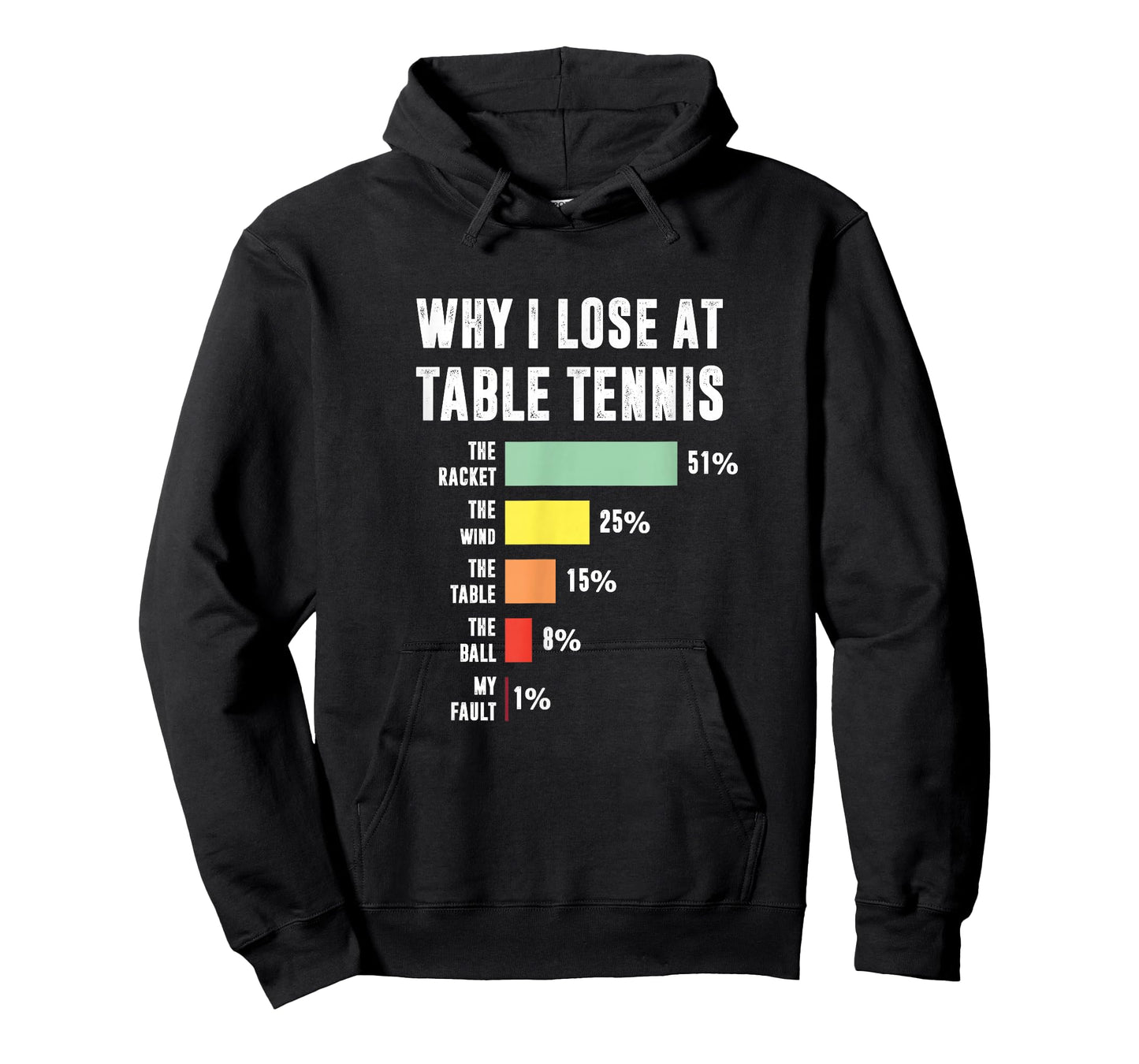 Why I Lose At Table Tennis, Funny Table Tennis Player T-Shirt