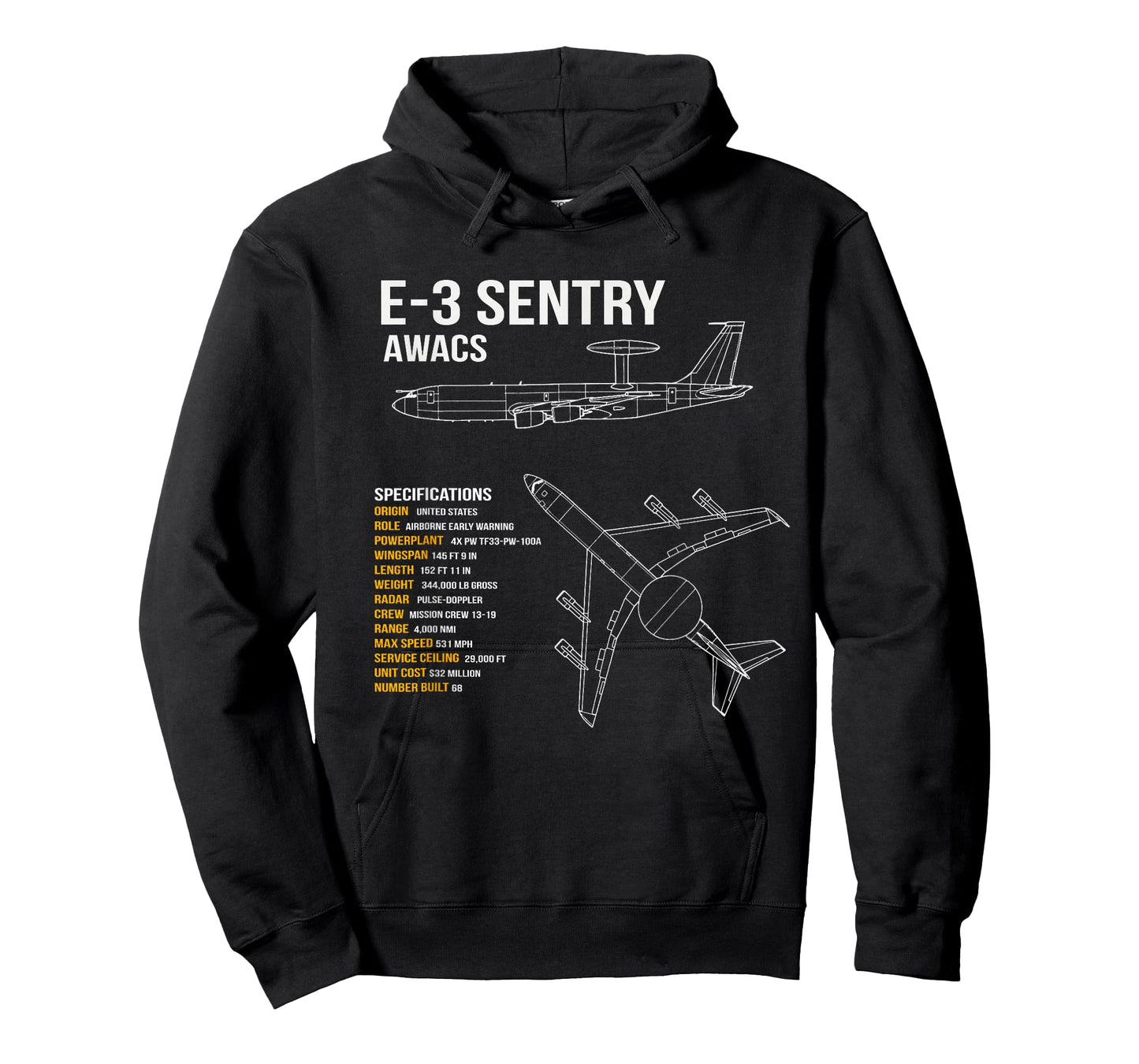 E-3 Sentry AWACS T-Shirt