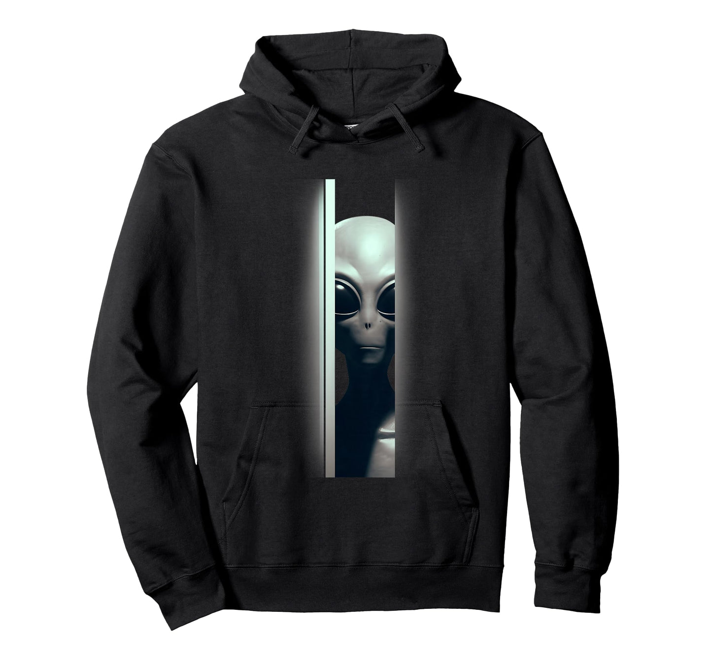 Alien Peeking Zeta-Reticuli Ufonaut UFO Abduction Sci-fi T-Shirt