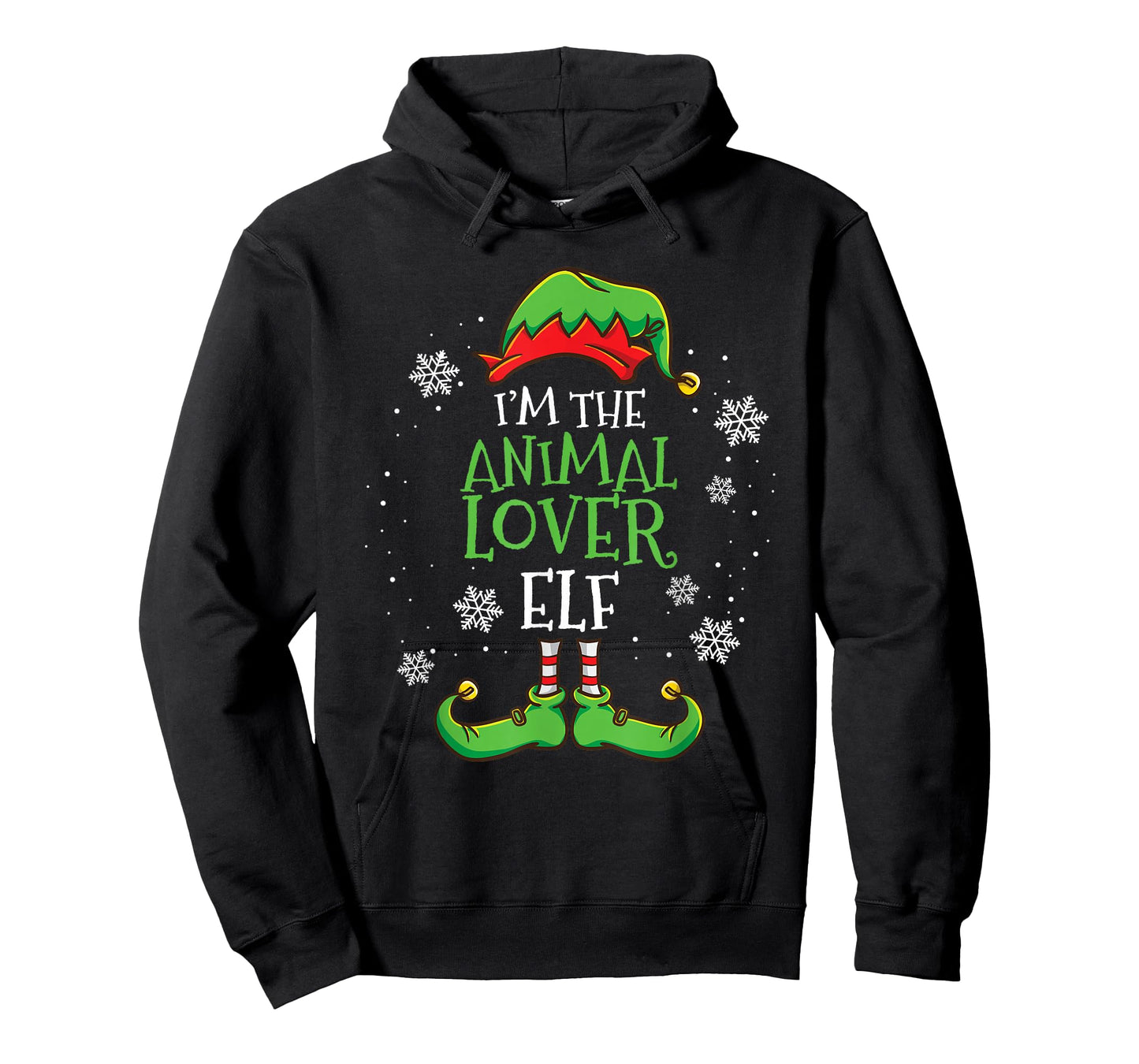 Im The Animal Lover Elf Christmas T-Shirt