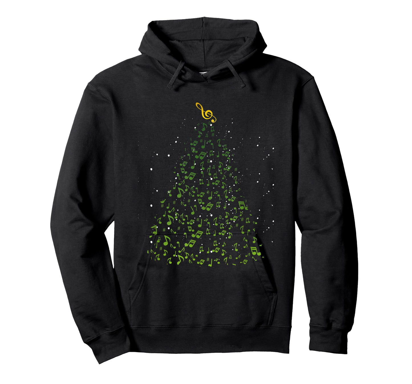 Musical Notes Funny Music Lover Musician Christmas Apparel T-Shirt