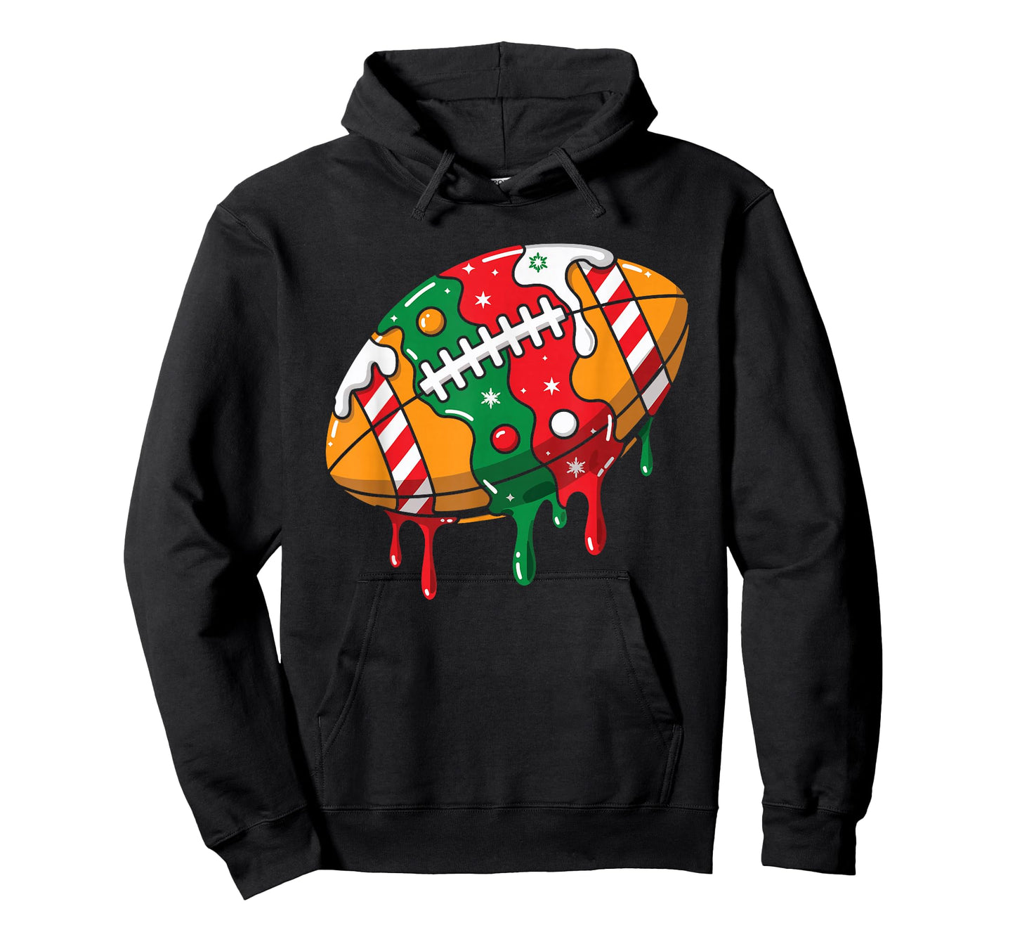 Football Christmas Drip T-Shirt