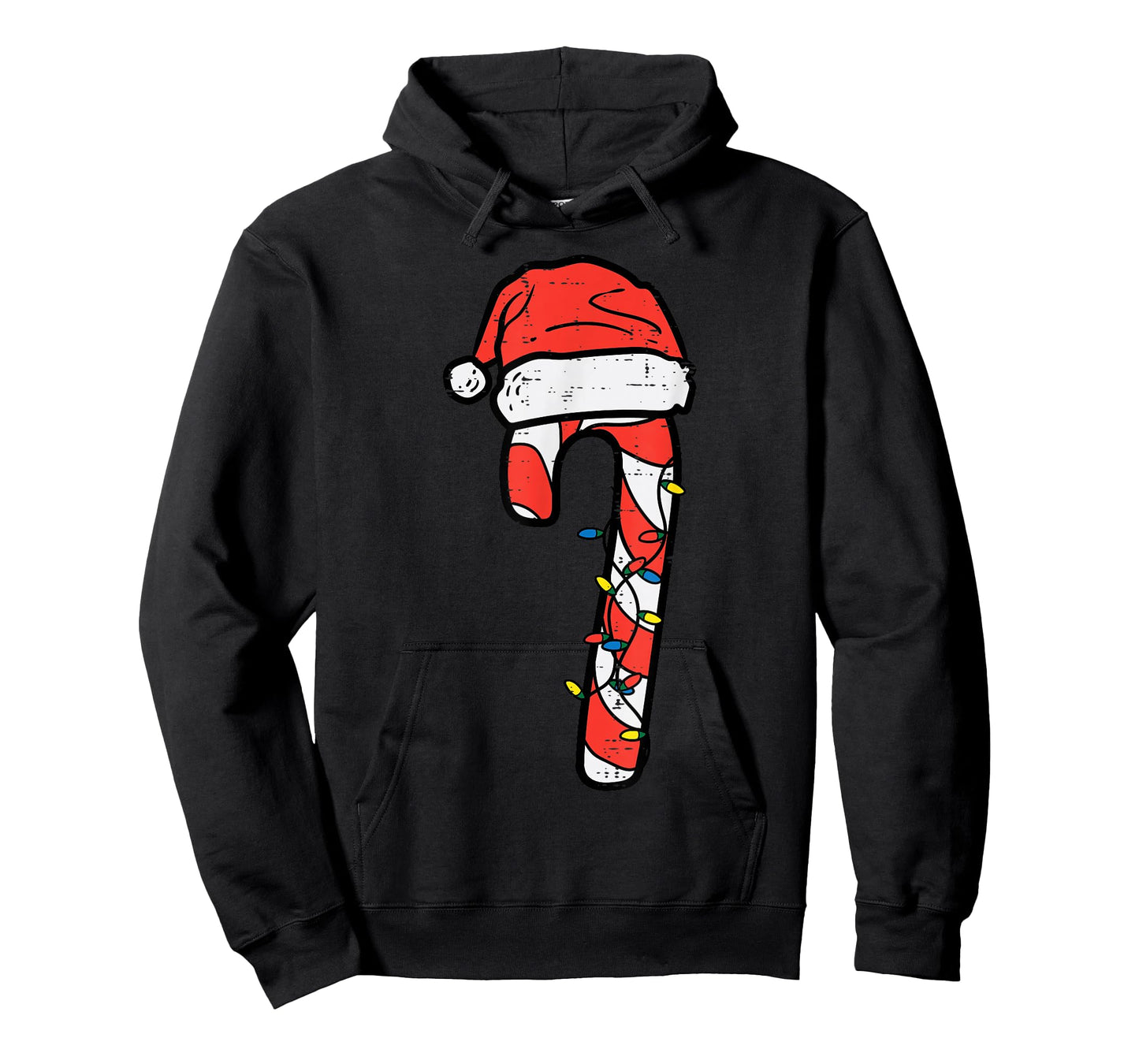 Christmas Candy Cane Santa Xmas Kids Toddler Youth Women Men T-Shirt