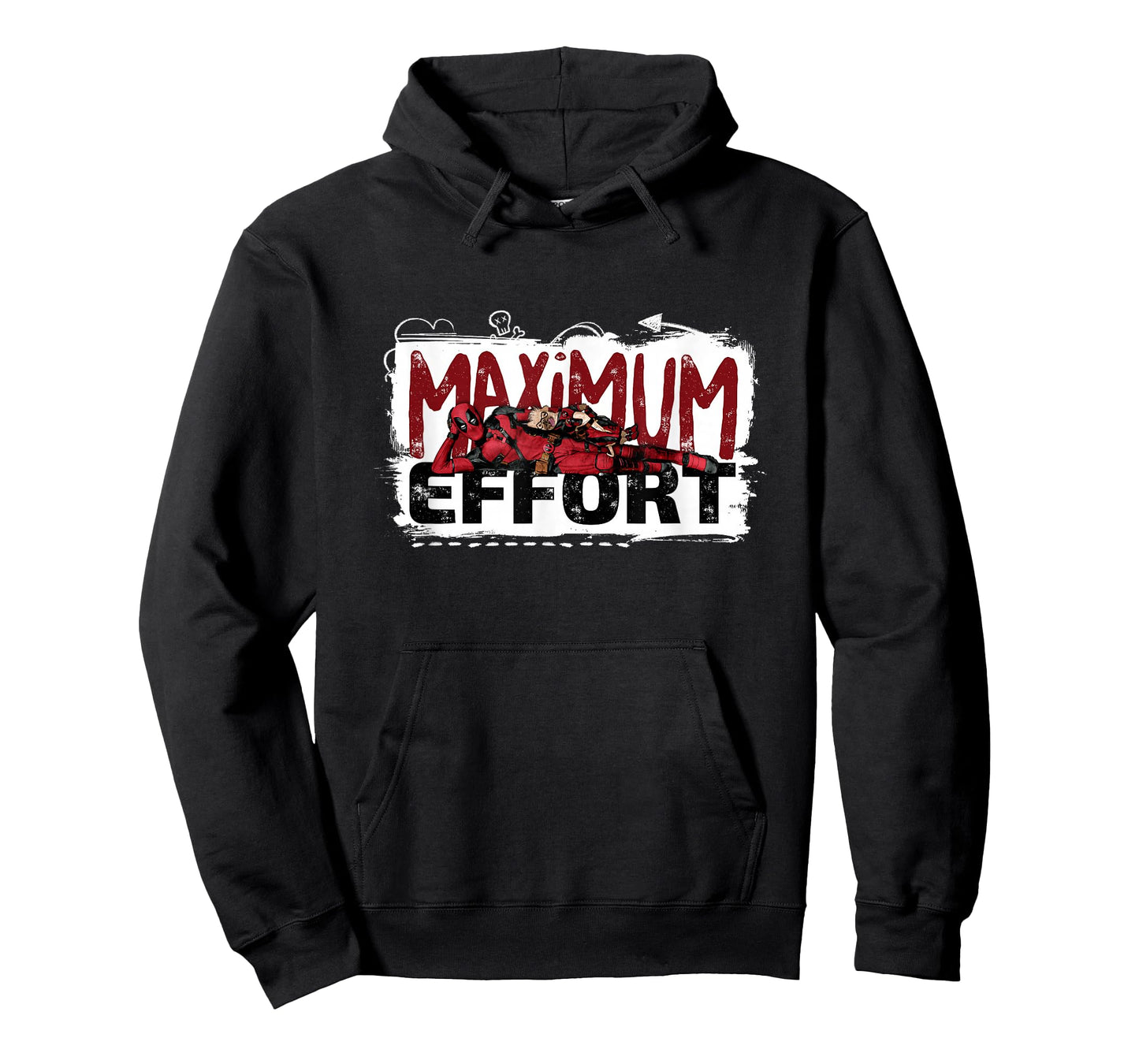 Marvel Deadpool & Wolverine Maximum Effort Split Logo T-Shirt
