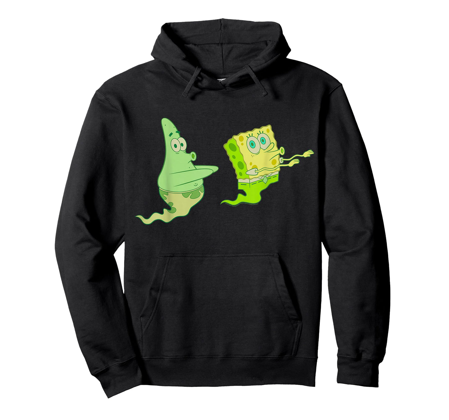 SpongeBob SquarePants Halloween Patrick Star Green Ghost T-Shirt