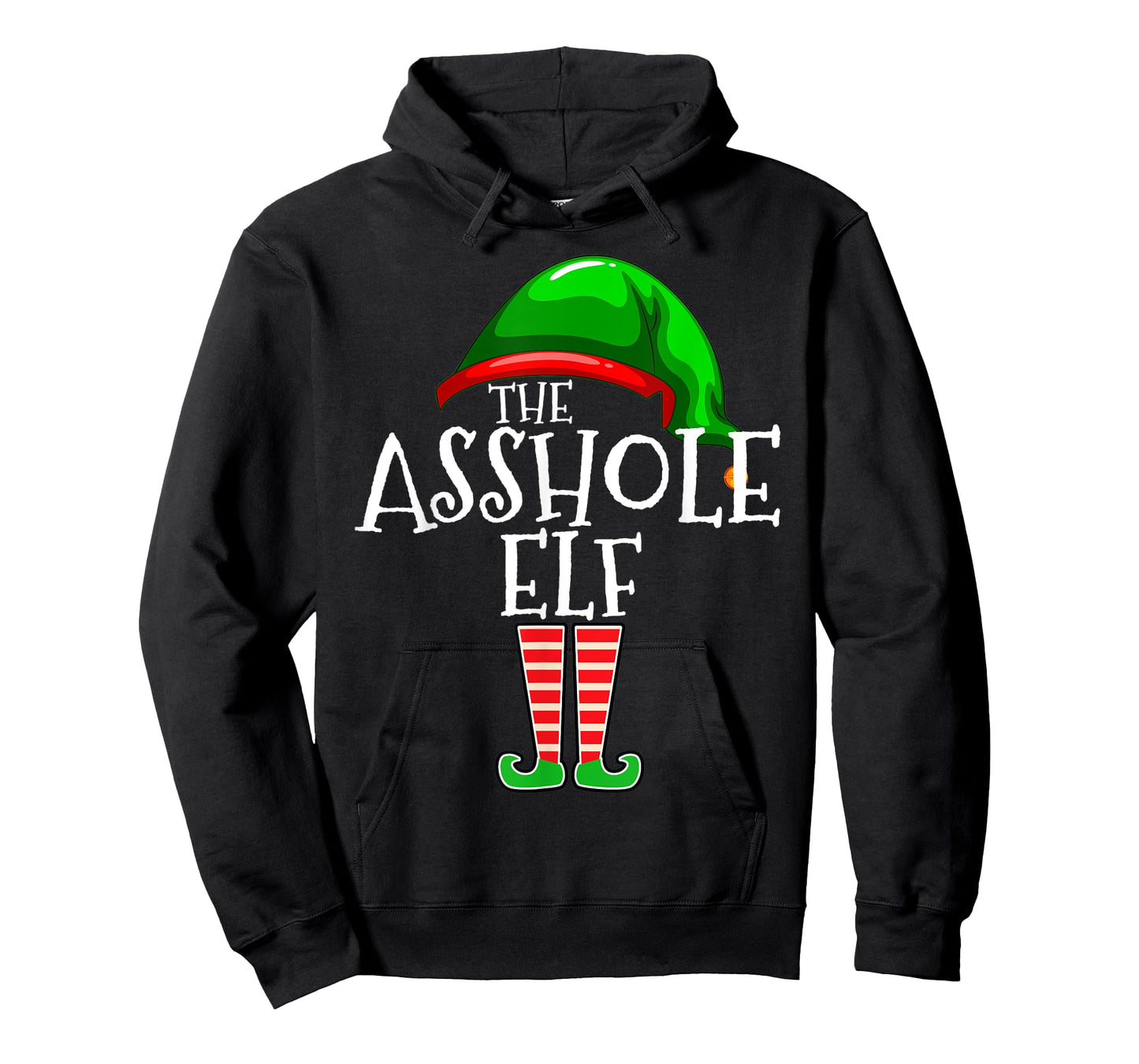 The Asshole Elf Family Matching Group Christmas Gift Funny T-Shirt