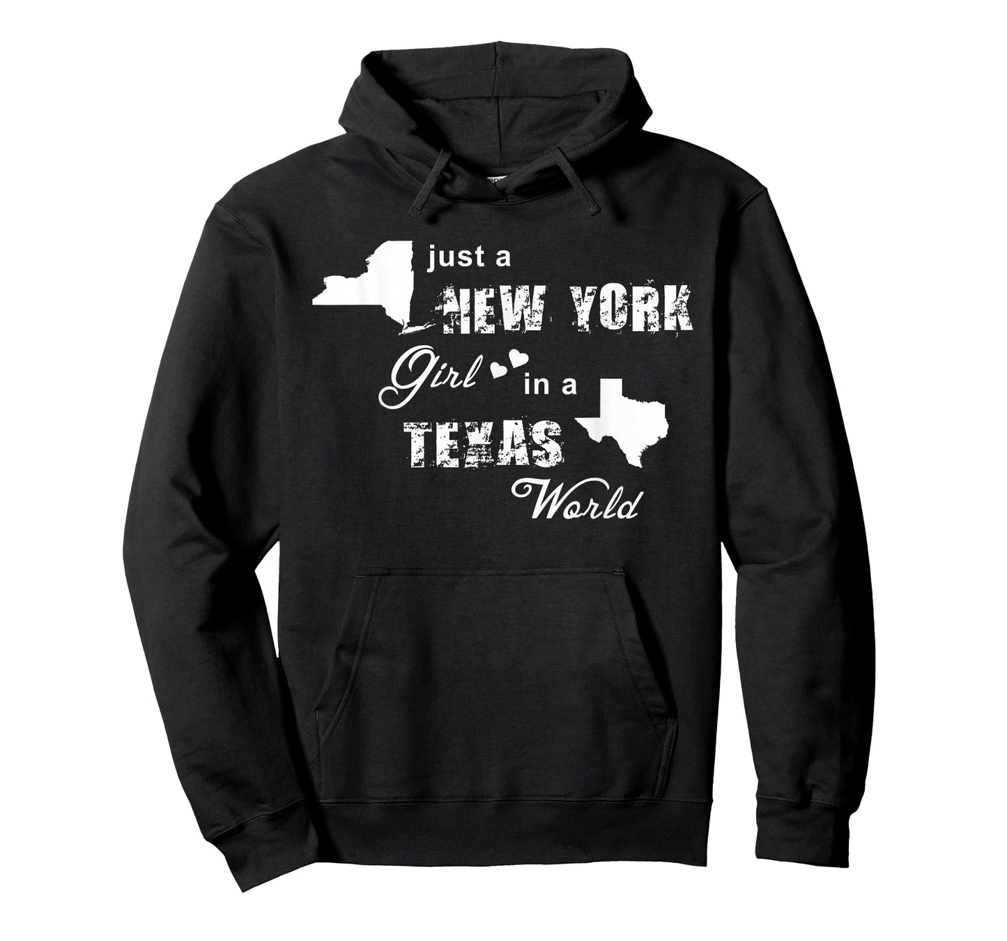Just a New York girl in a Texas world t shirt printing T-Shirt