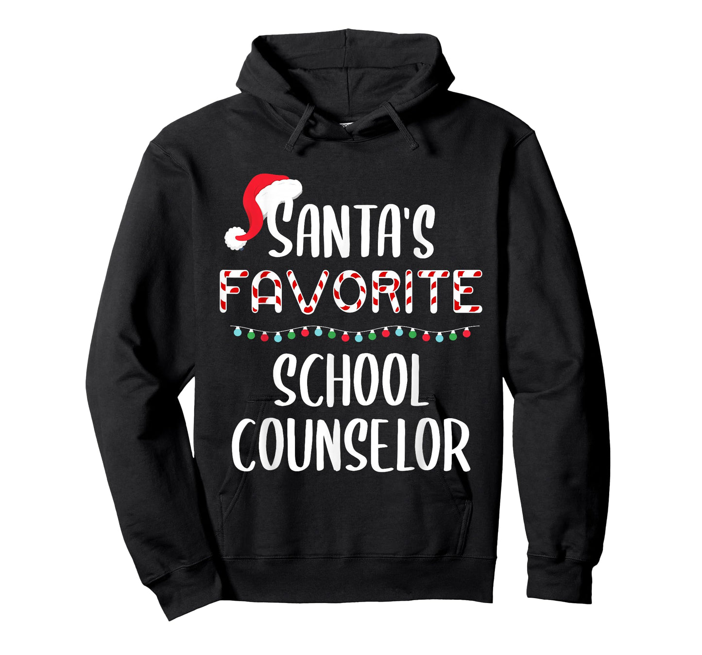 Santas Favorite School Counselor Pajamas Christmas Xmas T-Shirt