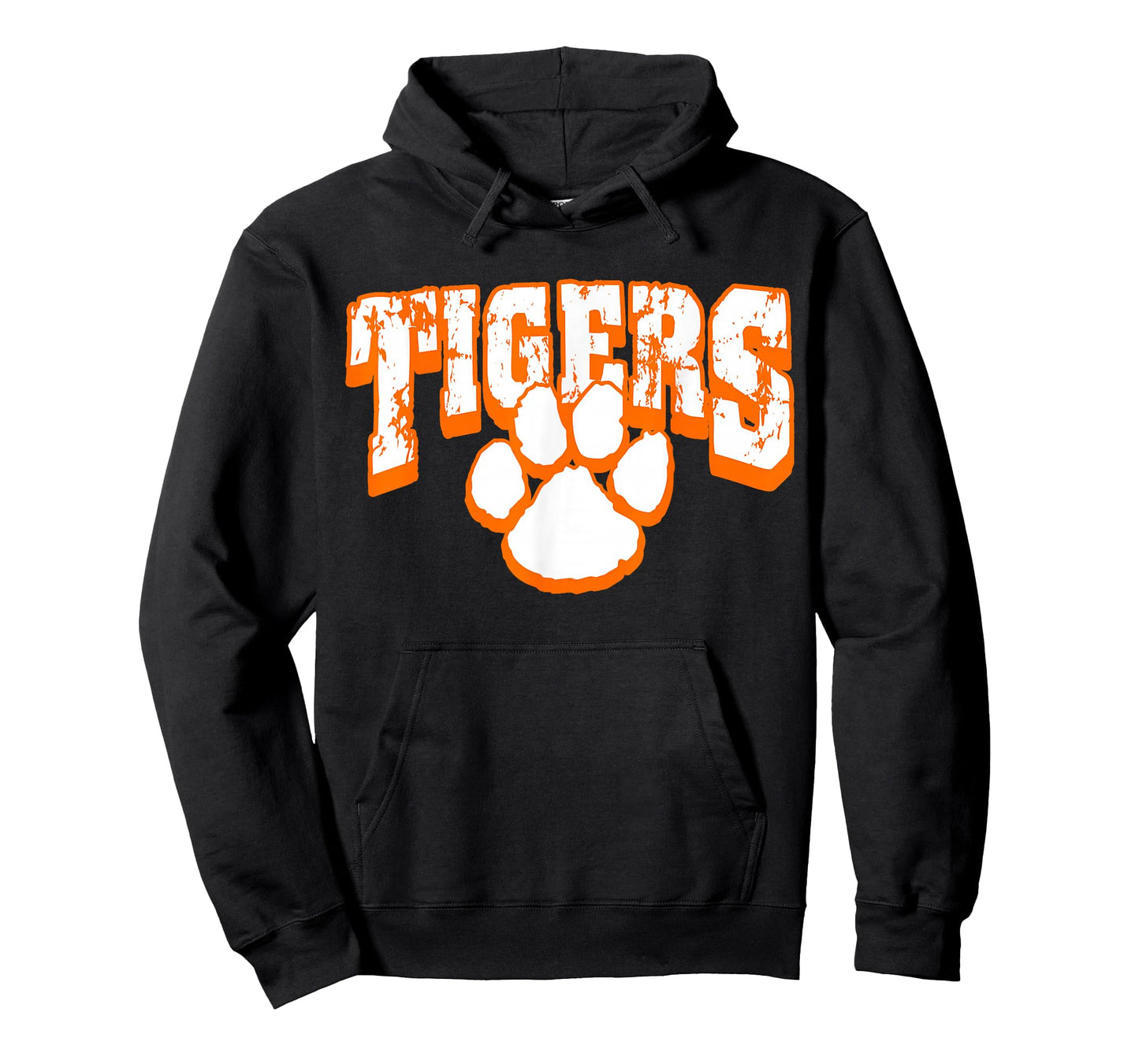 Tigers School Spirit Mascot Back To School Orange T-Shirt