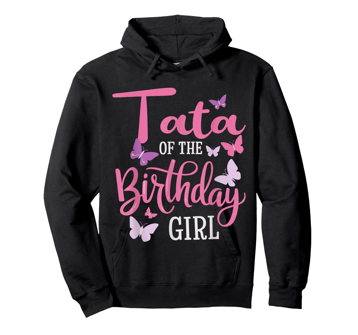 Tata Of The Birthday Girl Butterfly Dad 1st Bday T-Shirt