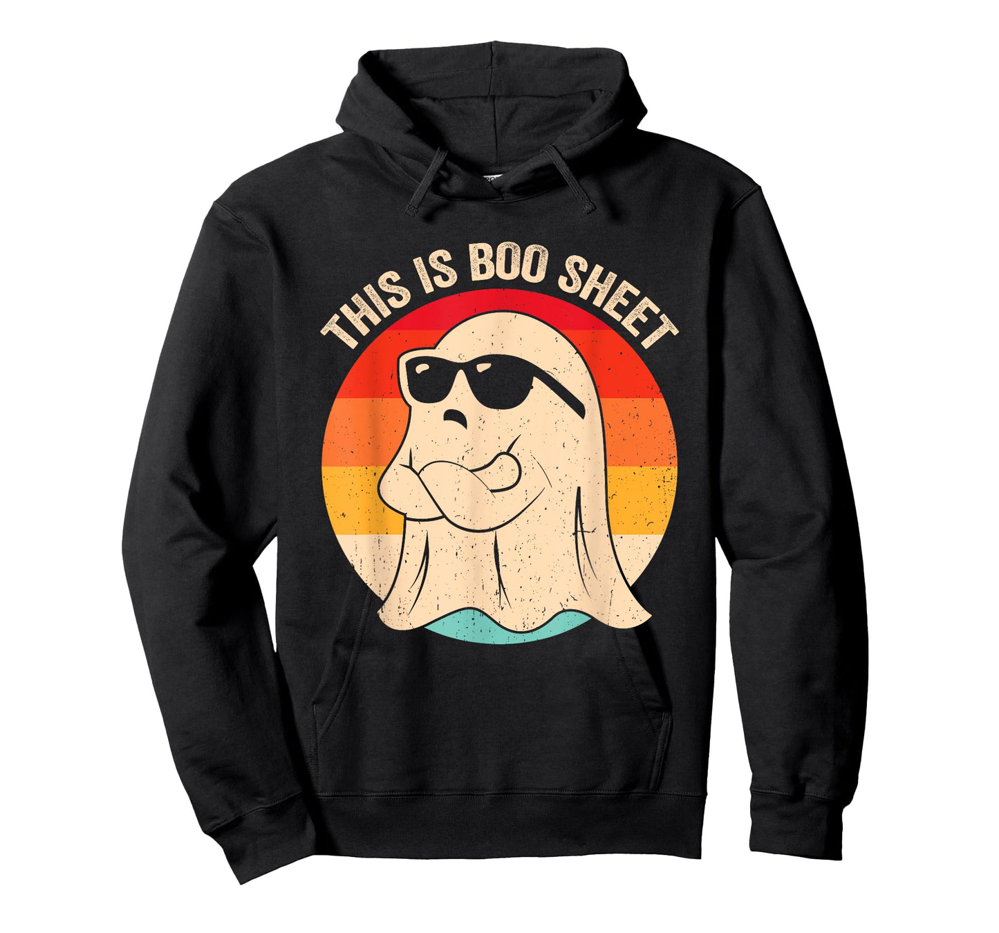 This Is Boo Sheet Ghost Retro Halloween Costume Men Women T-Shirt