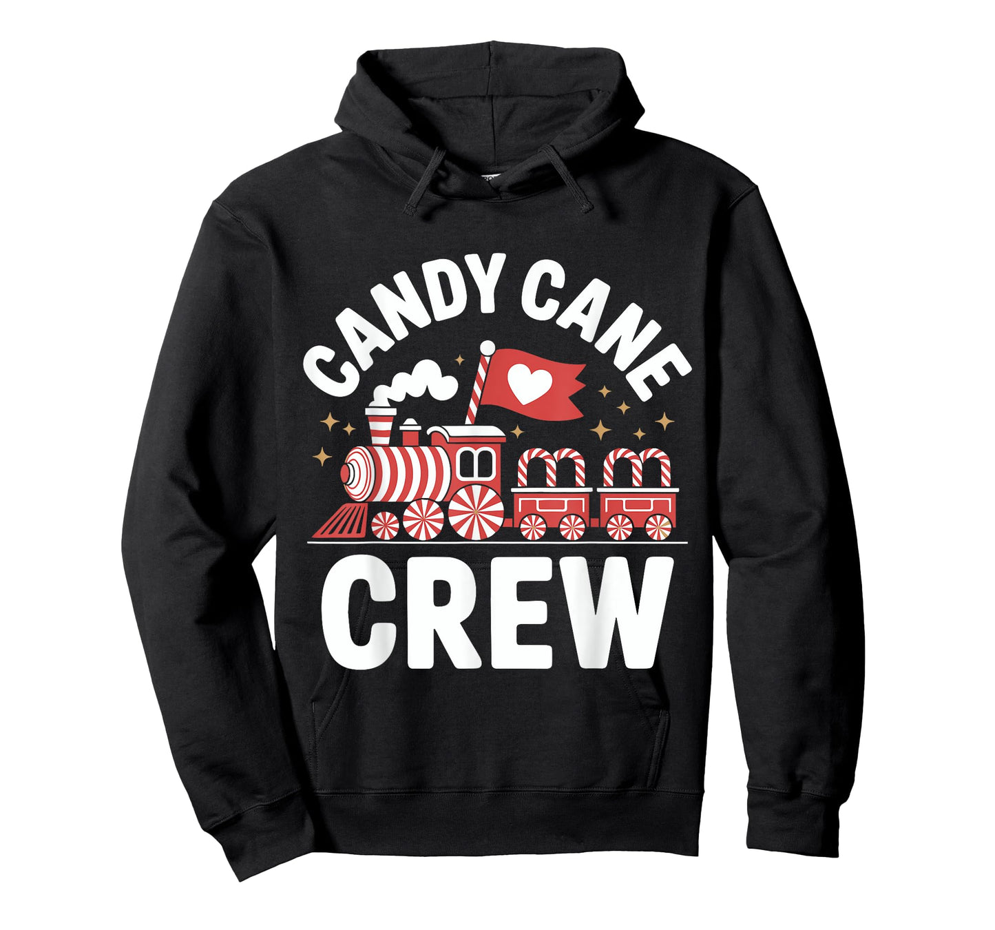 Candy Cane Crew Peppermint Train Men Women Kids Family T-Shirt