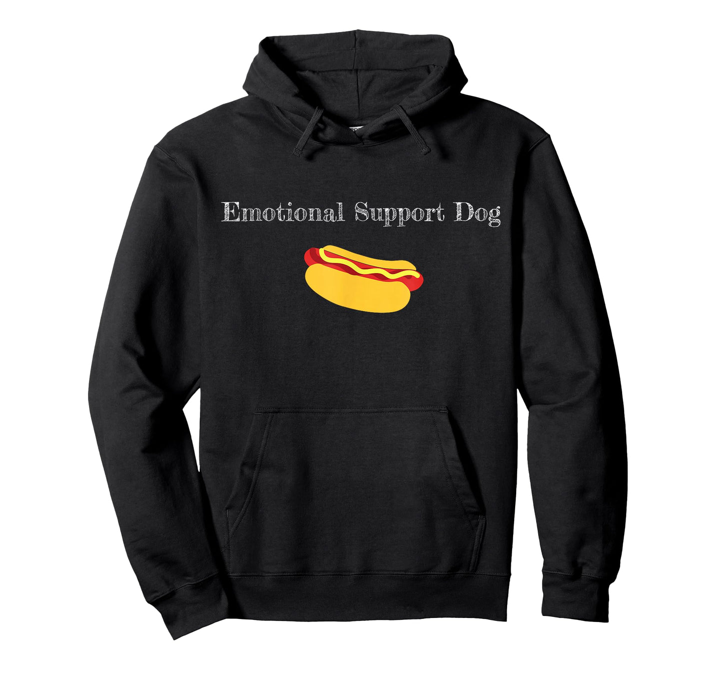 Emotional Support Dog Funny Hot Dog Play On Words T-Shirt