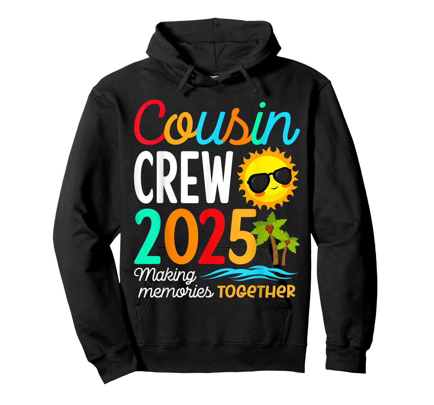 Cousin Crew 2025 Summer Vacation Beach Family Trip Matching T-Shirt