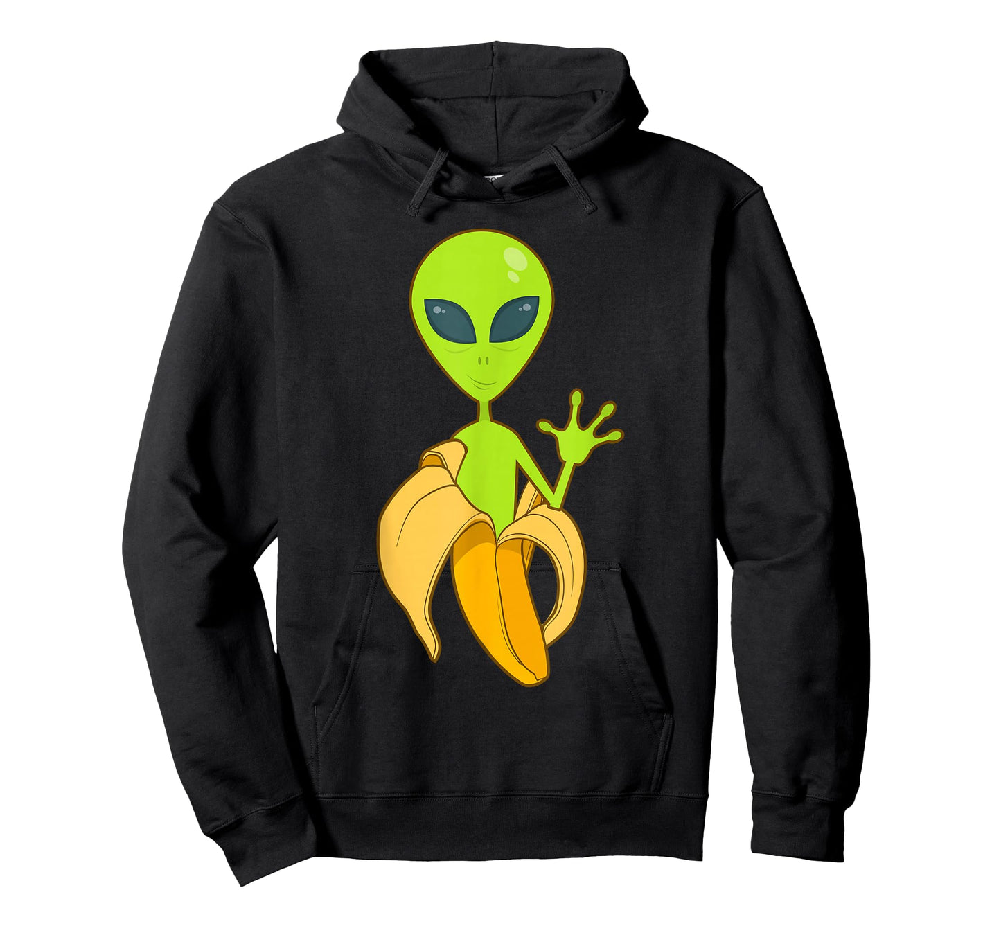 Alien in a Banana Extraterrestrial Roswell Funky T-Shirt T-Shirt