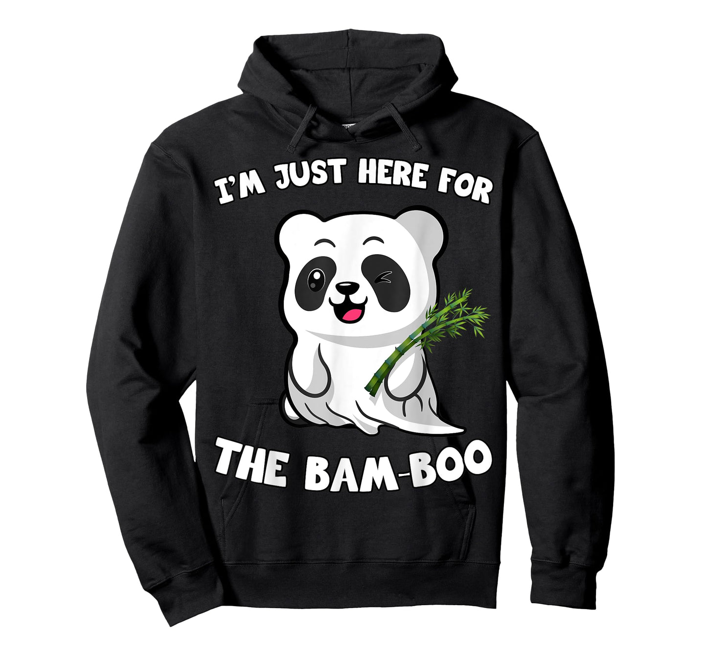 Panda Shirt, I'm Just Here For The Bam-Boo Funny Halloween T-Shirt