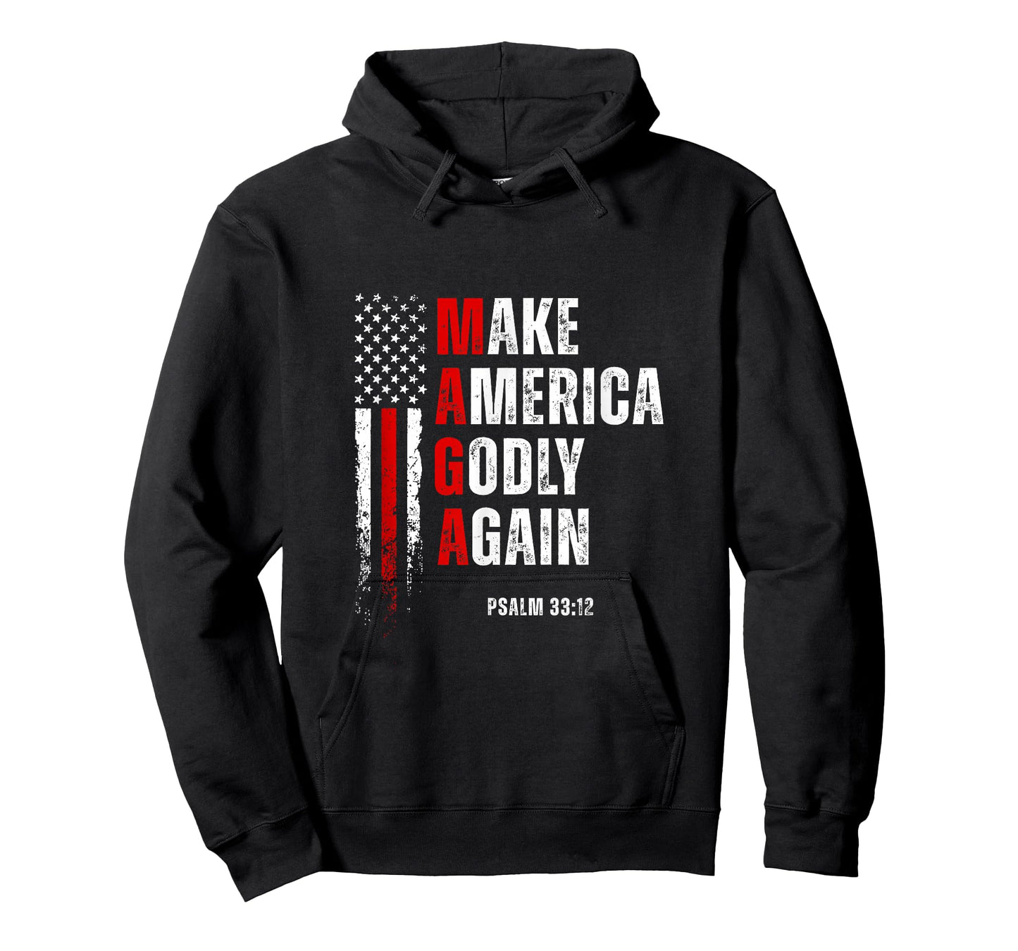 Jesus Make America Godly Again American Patriot Christian T-Shirt