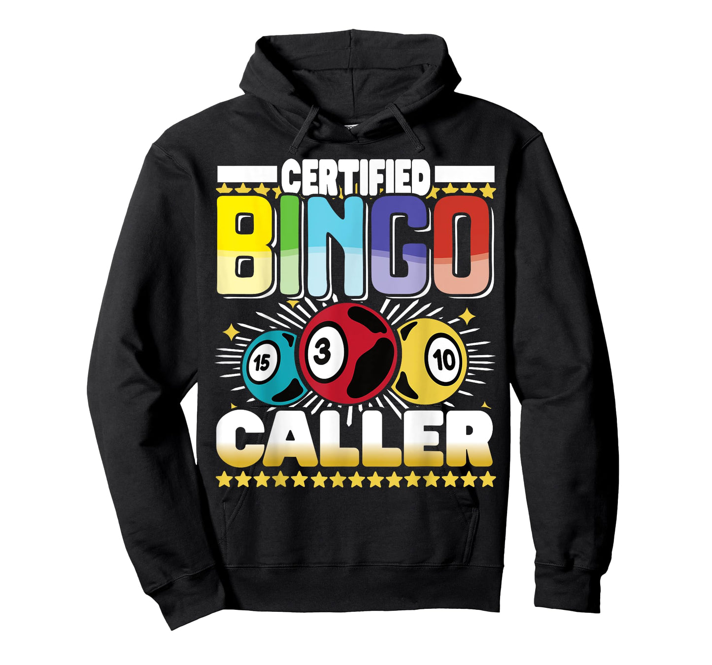 Certified Bingo Caller - Bingo Player Gambling - Bingo T-Shirt
