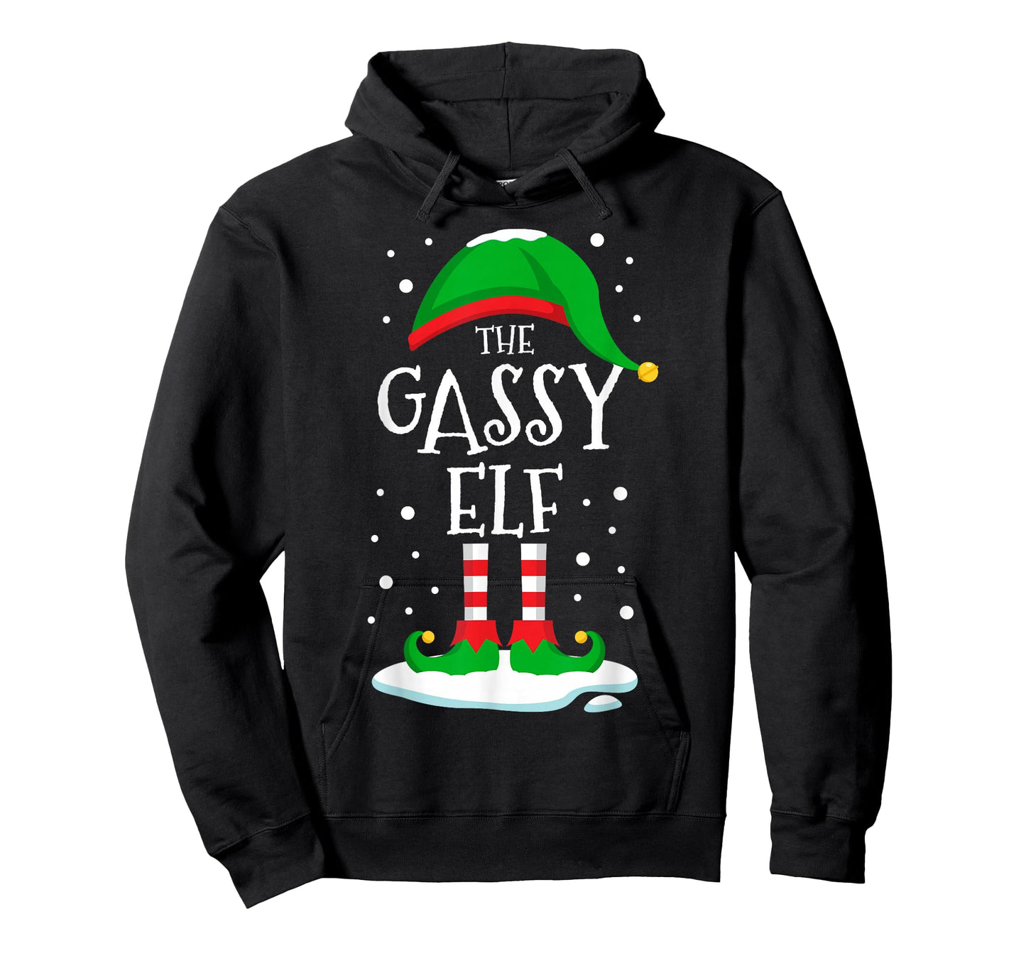 The Gassy Elf Christmas Family Matching Xmas Farting Funny T-Shirt
