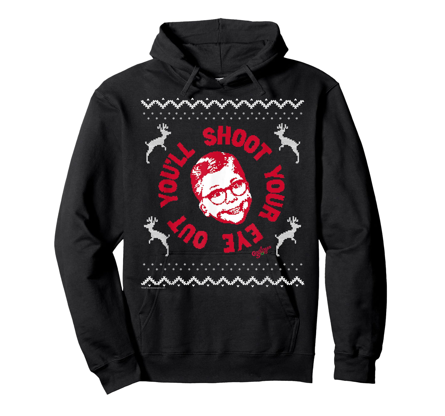 A Christmas Story Sweater Print You'll Shoot Your Eye Out T-Shirt