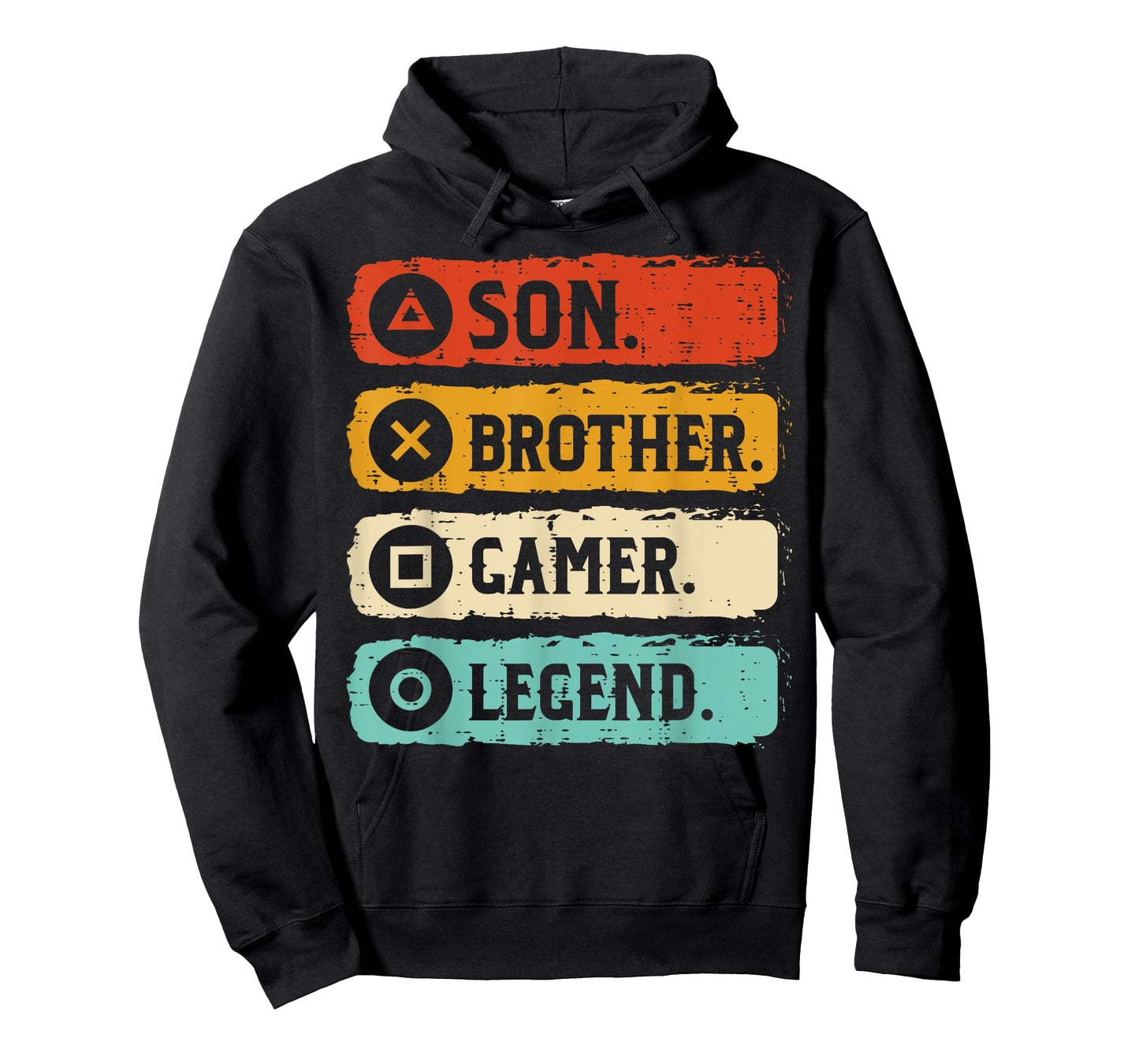 Son Brother Gamer Legend Retro Gaming Boys Kids Men Teen T-Shirt