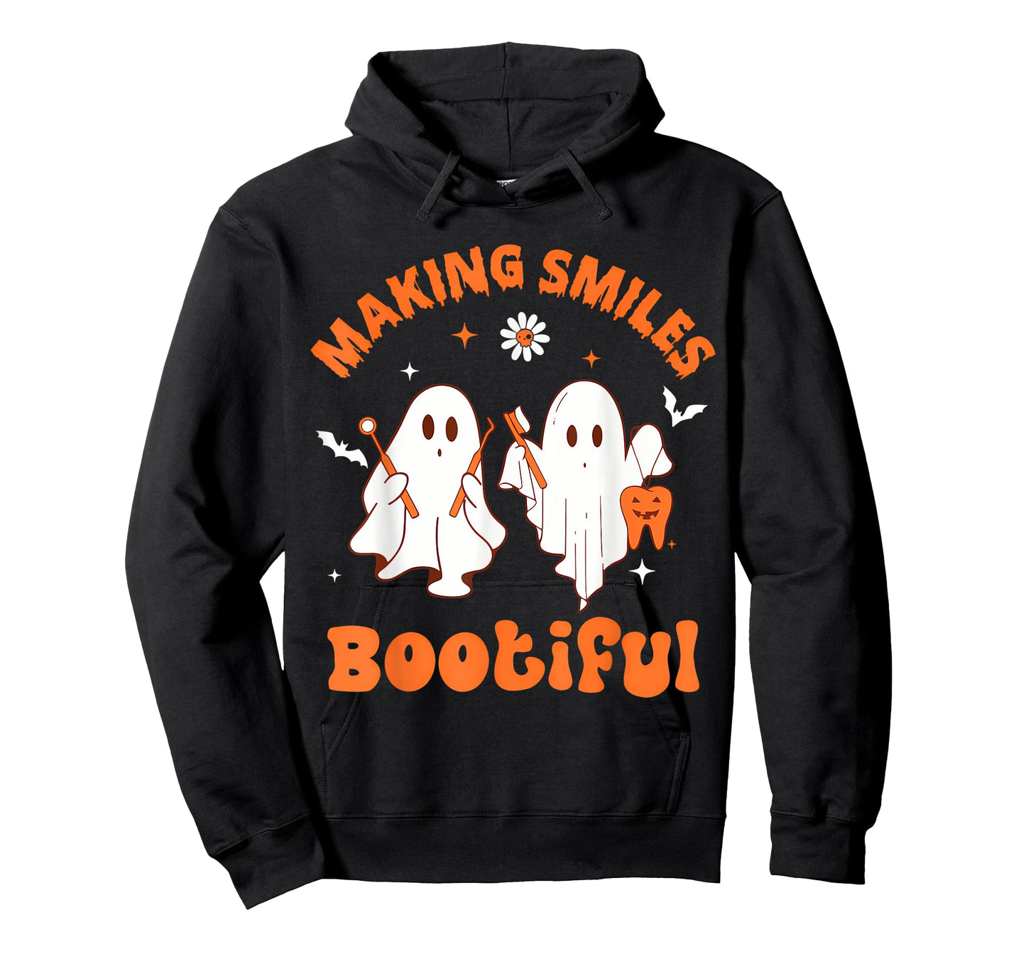Making Smiles Bootiful Funny Ghost Dentist Halloween Dental T-Shirt