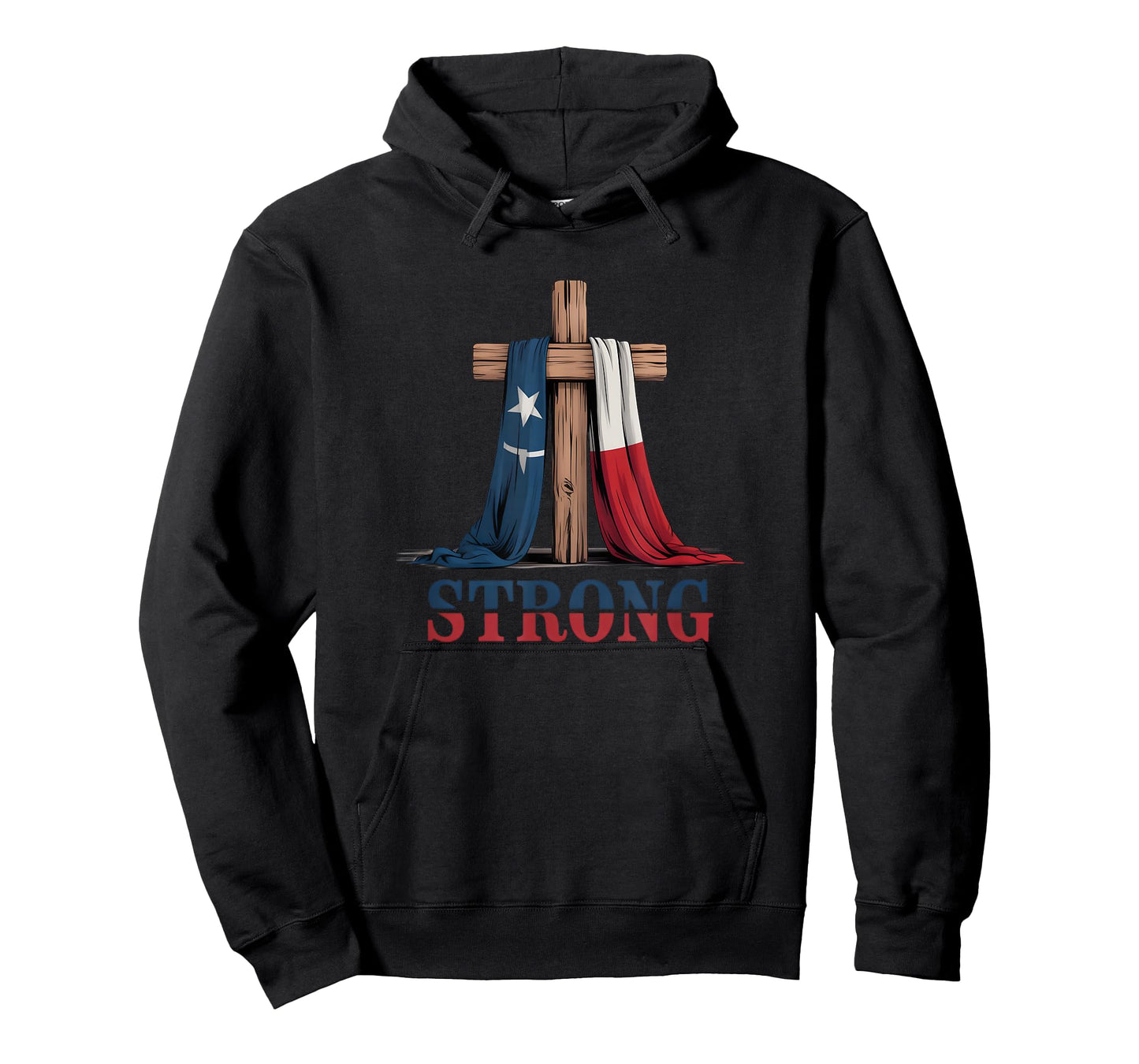 Texas Strong Cross Christian Patriotic Religion T-Shirt