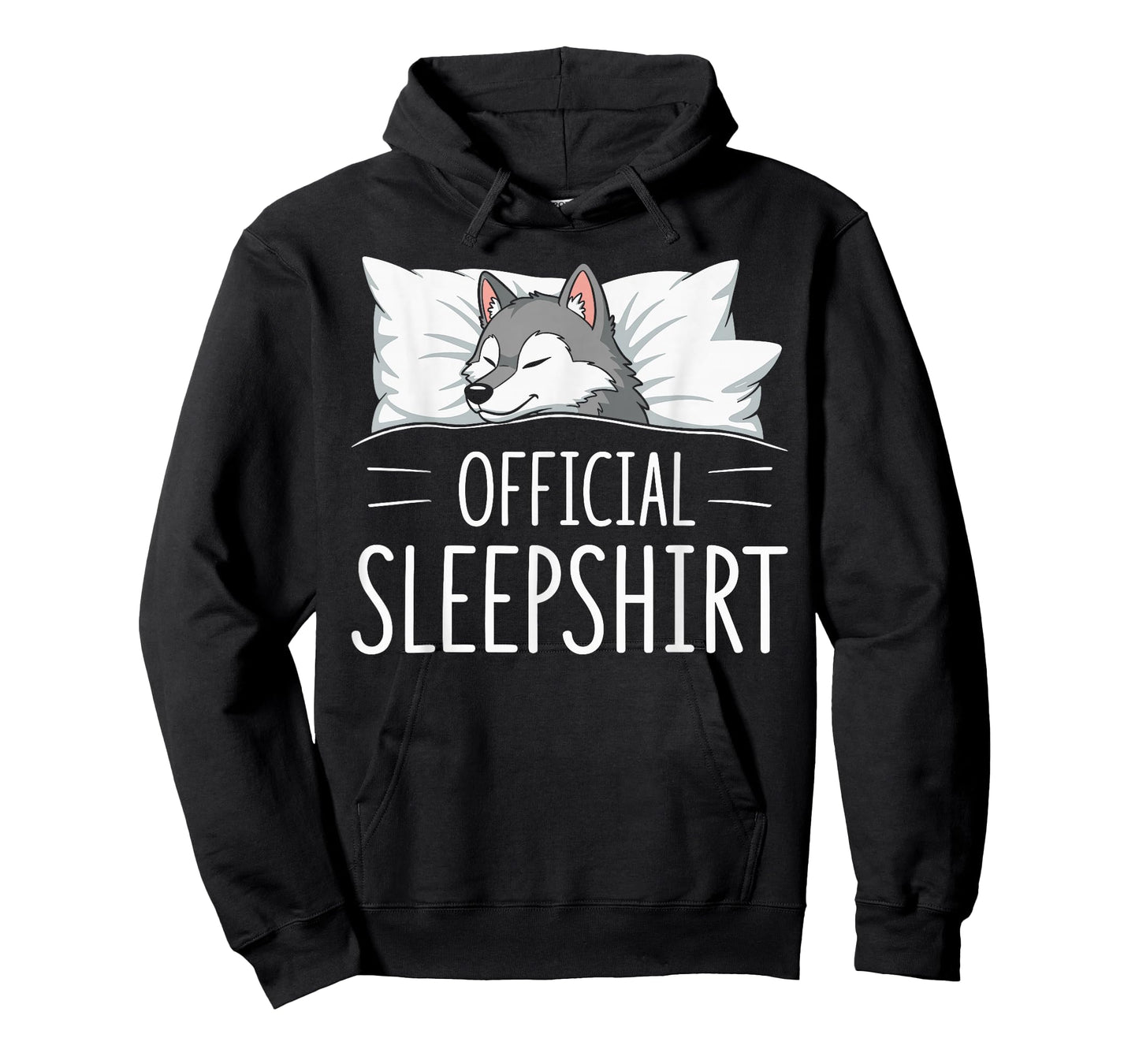 Official Sleepshirt Sleeping Wolf Lovers Pajama T-Shirt