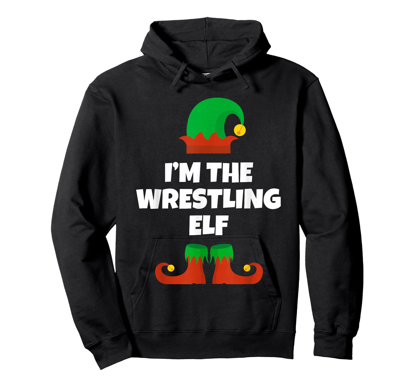 Funny The Wrestling Elf Christmas Xmas Wrestler T-Shirt