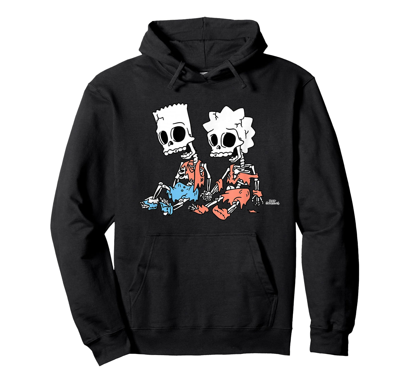 The Simpsons Bart and Lisa Skeletons Treehouse of Horror T-Shirt