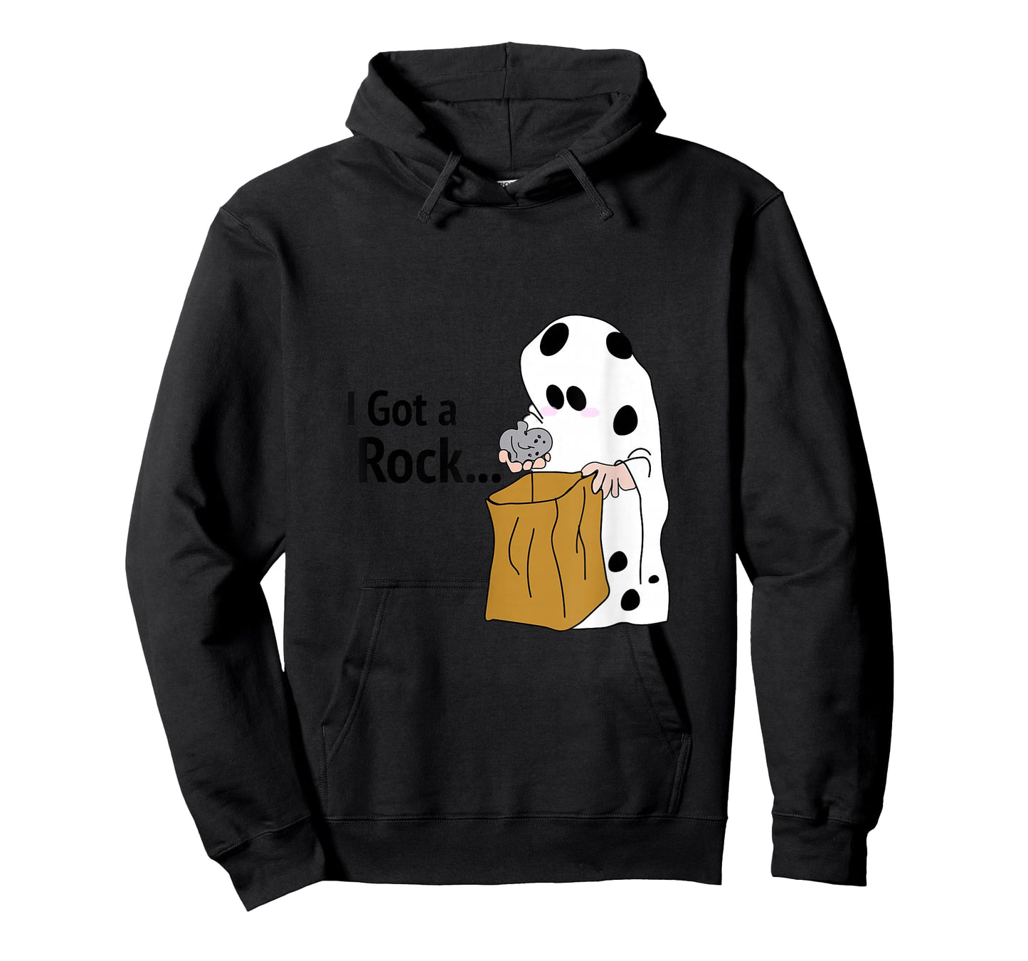 I Got A Rock T shirt | Funny | Halloween| shy ghost. T-Shirt