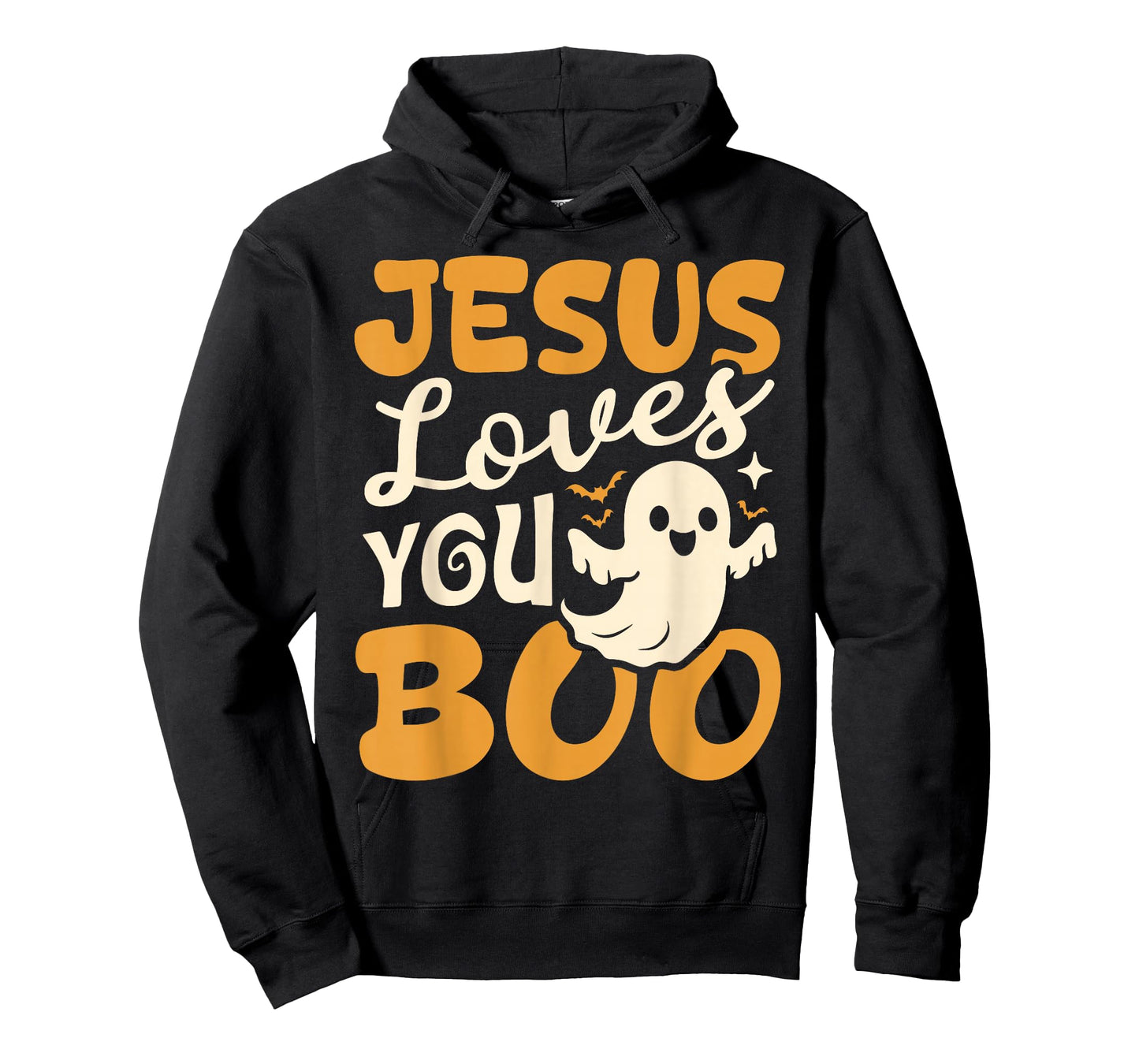 Jesus Loves You Boo Christian Halloween Ghost Funny T-Shirt