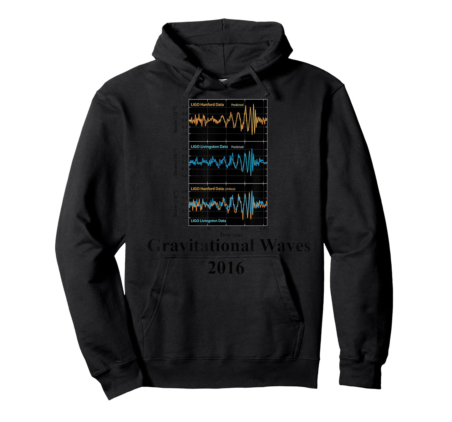 Gravitational Waves LIGO T-Shirt Vintage 2016 T-Shirt