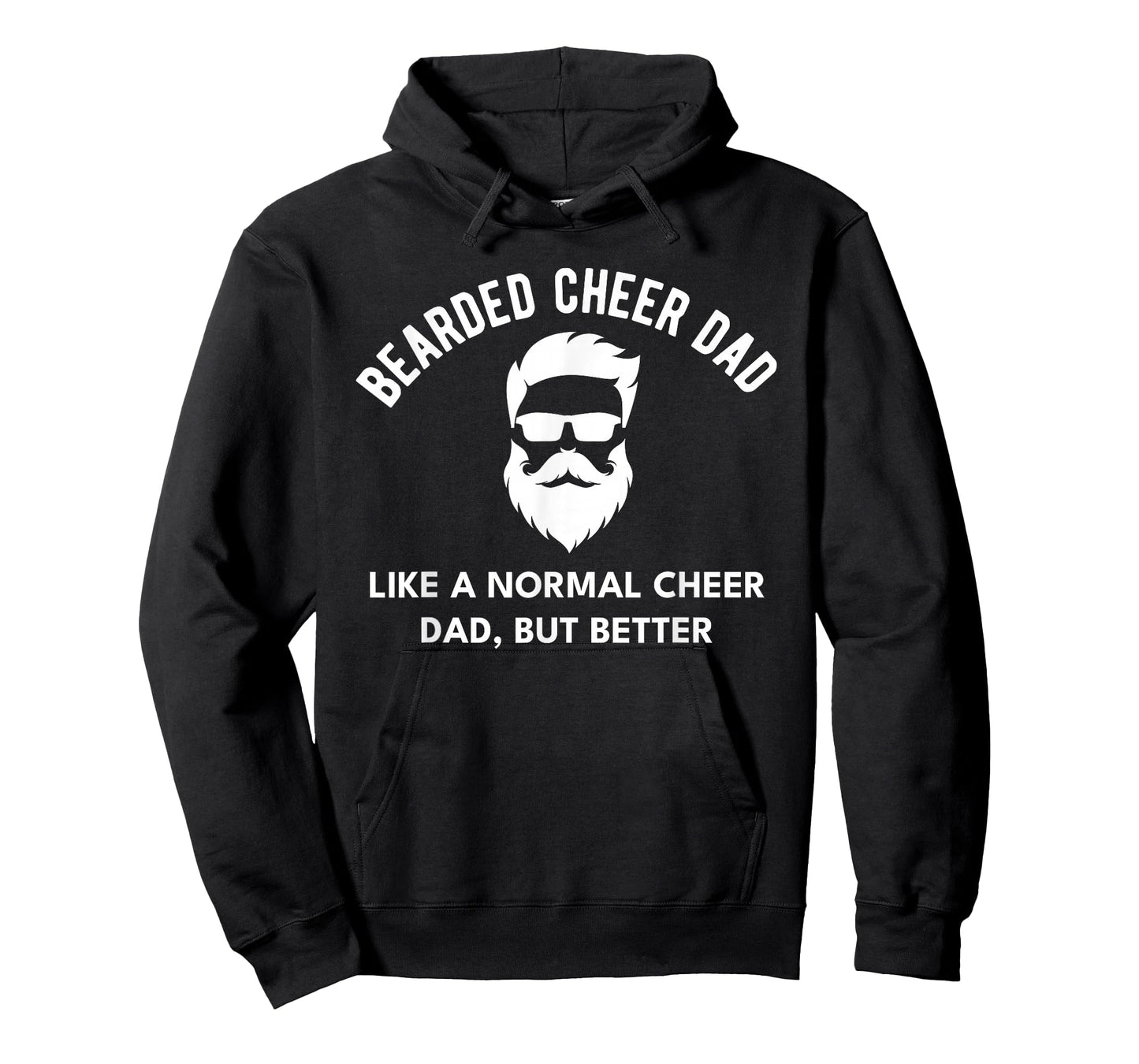 Cheer Dad Bearded Definition Cheerleading Funny T-Shirt