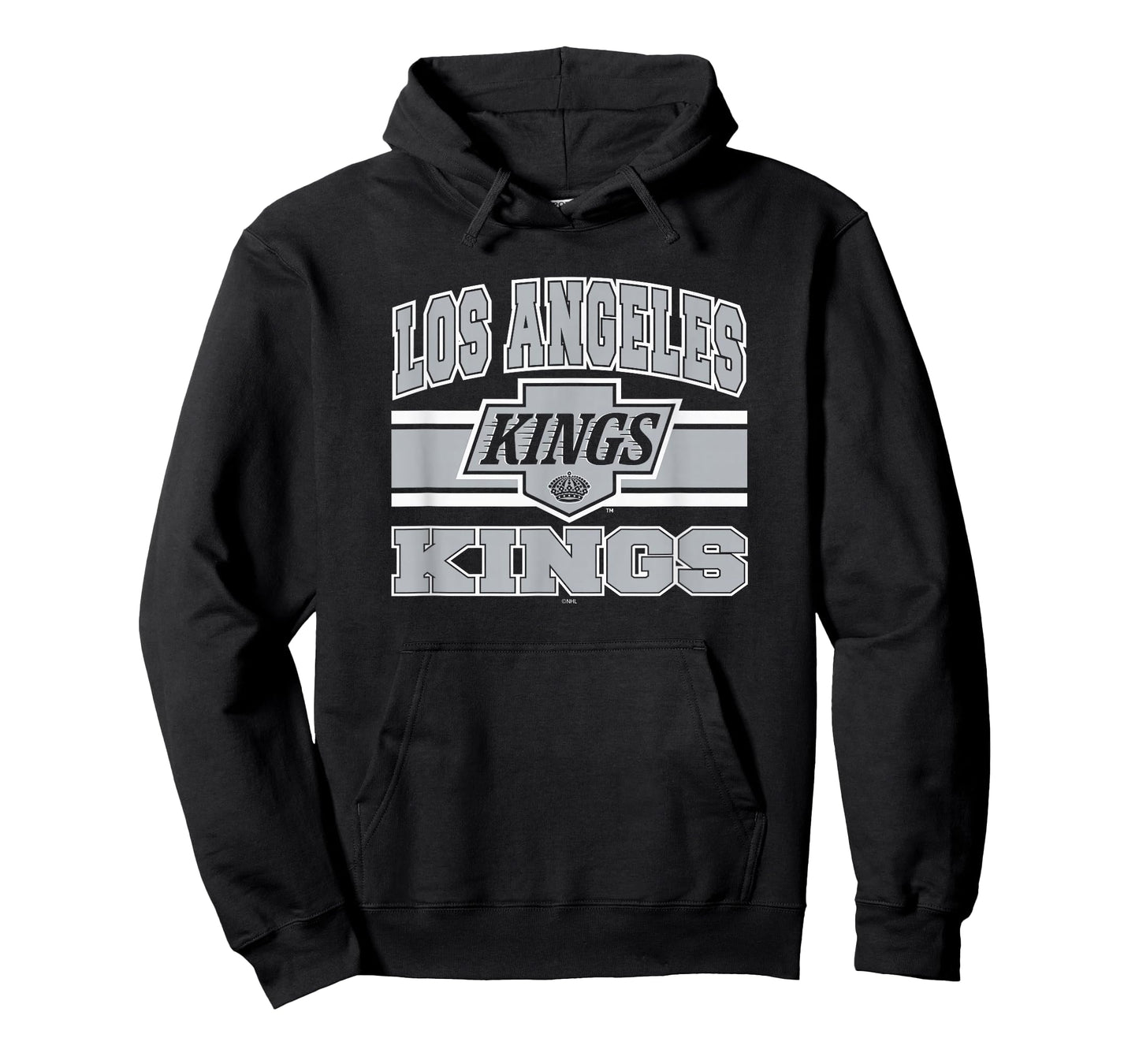 Los Angeles Kings Stripe Black Officially Licensed T-Shirt