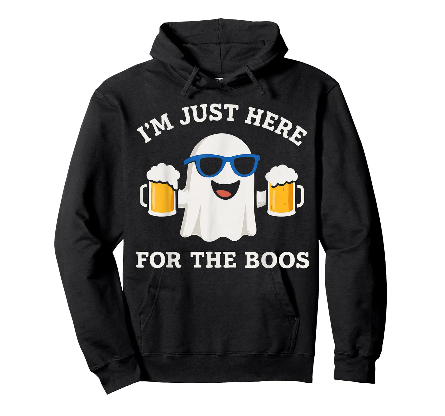 Funny Gift Halloween Shirt, Ghost I’m Just Here for the Boos T-Shirt