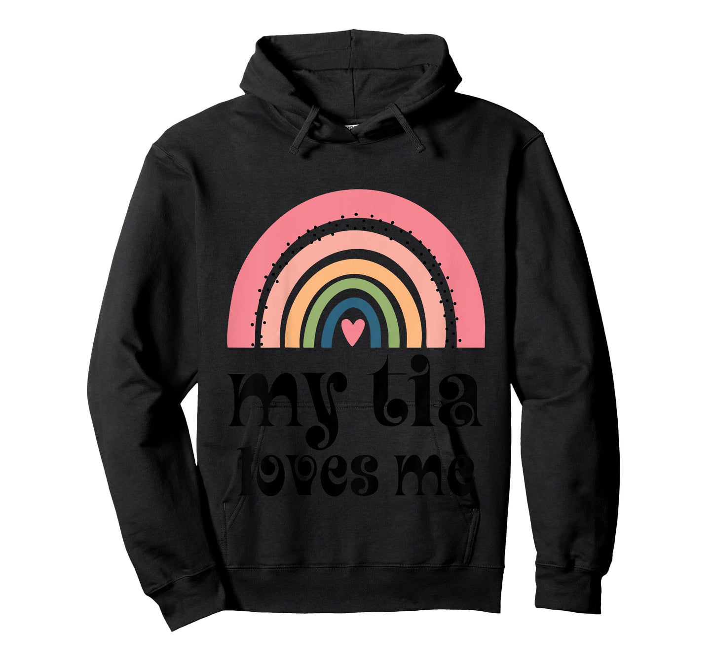 Kids My Tia Loves Me Niece Rainbow T-Shirt