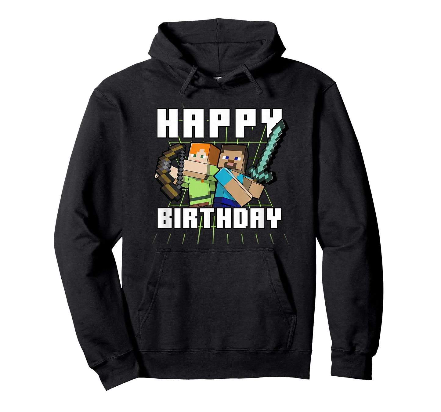 Minecraft Alex & Steve Happy Birthday T-Shirt