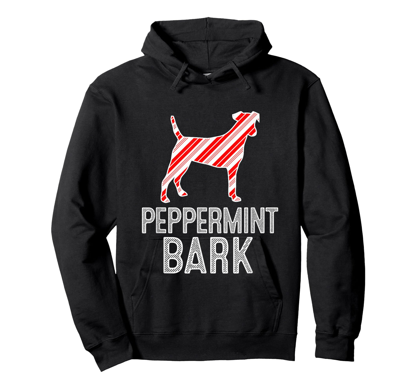Fox Terrier Peppermint Bark Christmas Dog T-Shirt