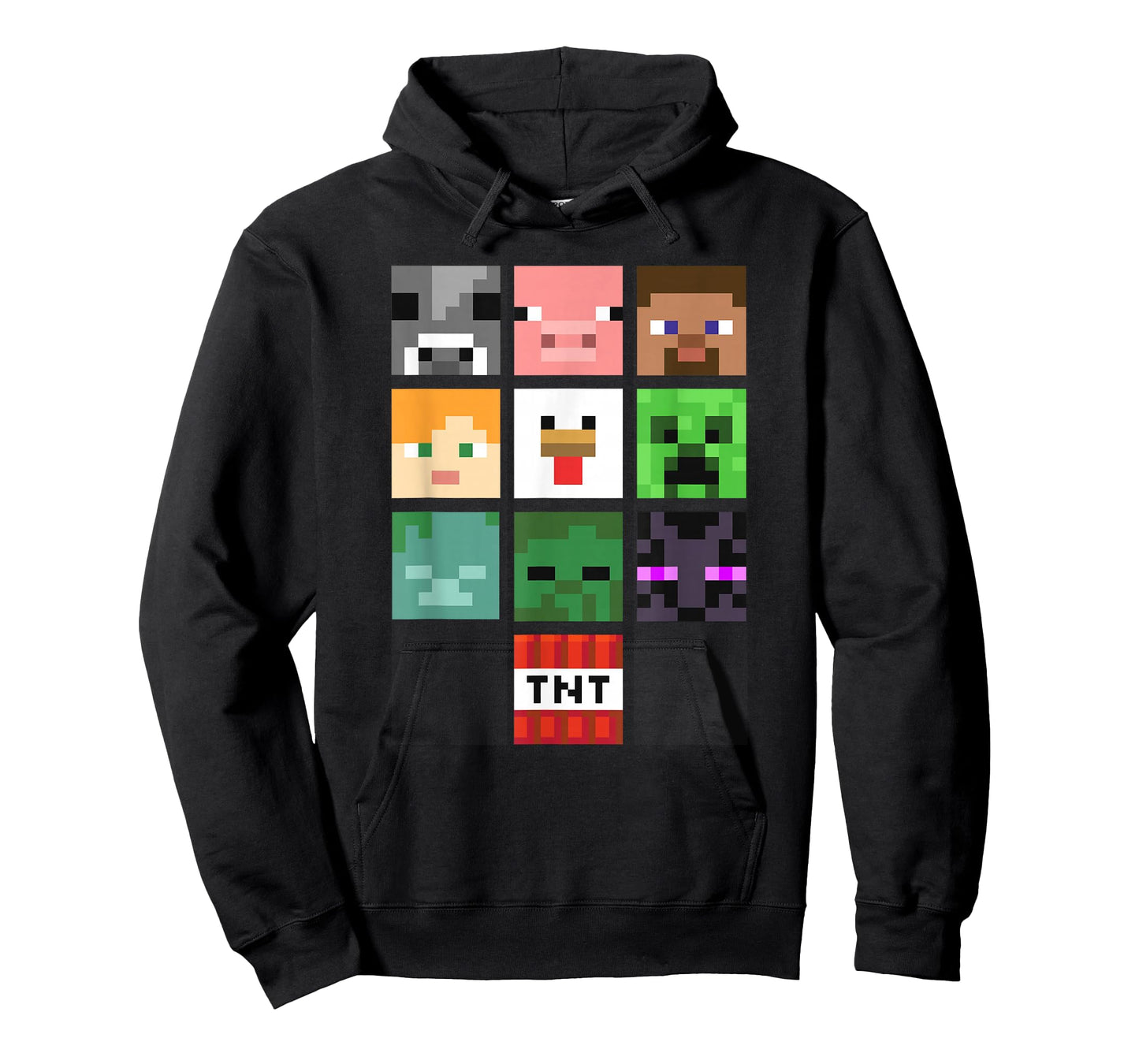 Minecraft Group Shot Faces Collage T-Shirt